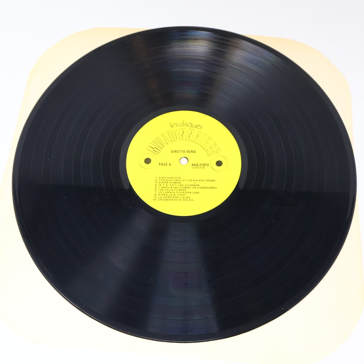 Ginette Reno Lot 6 Disques Record Aimons-nous/Quand On Se Donne/20 Grands Succès