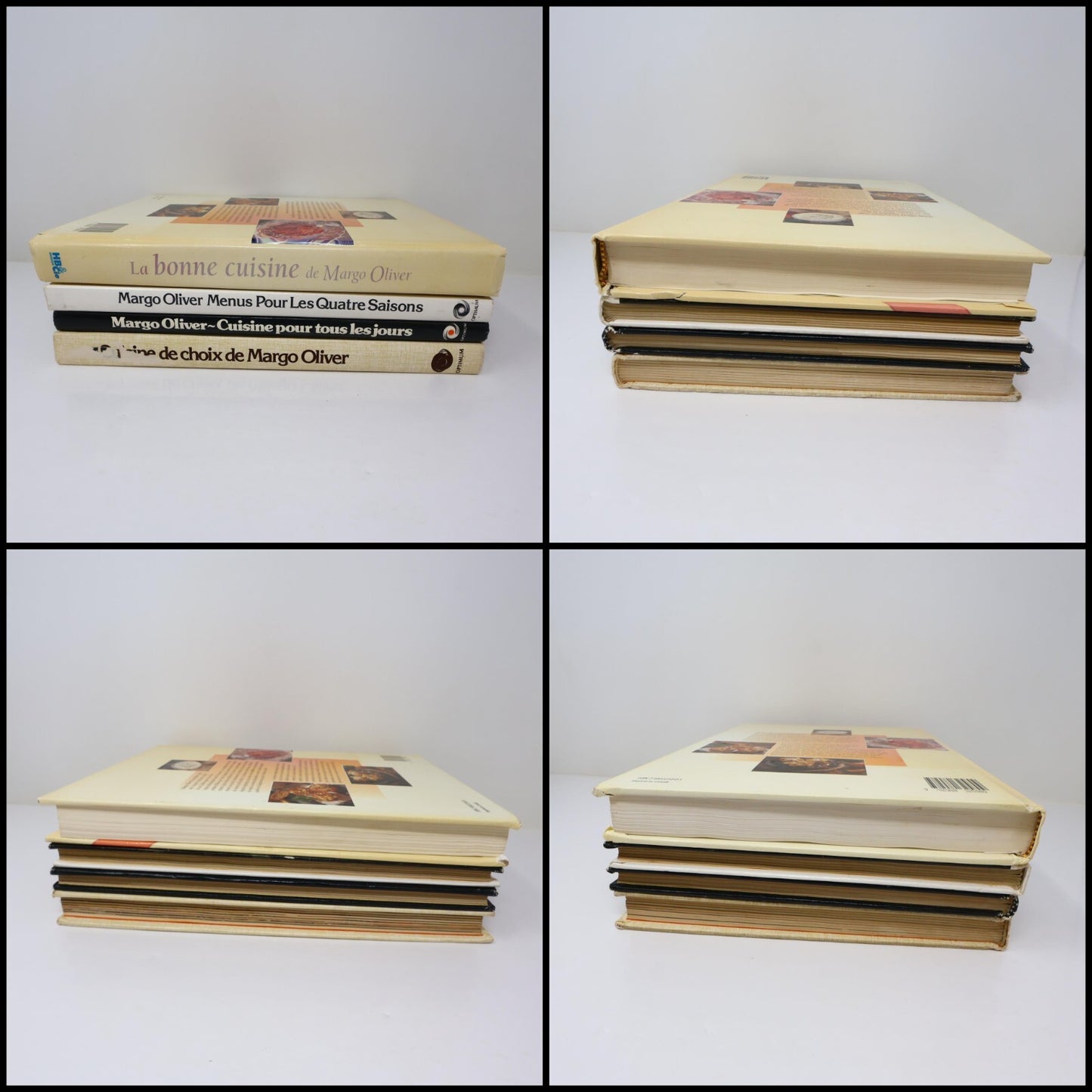 Margo Oliver Lot 4 Livres La Bonne Cuisine/Cuisine de Choix Recettes HC Français