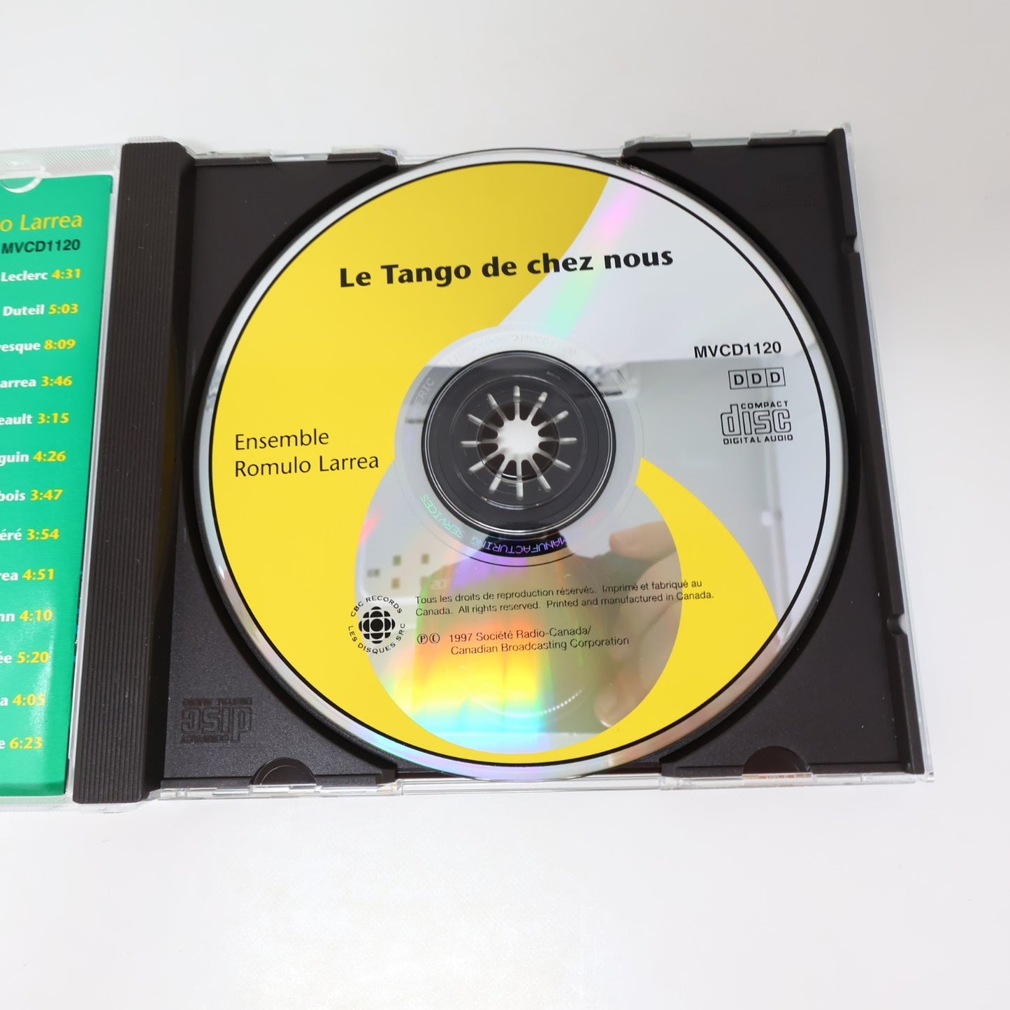 Ensemble Romulo Larrea CD Le Tango De Chez Nous Par-Delà l'Océan/Bandonéon 1997