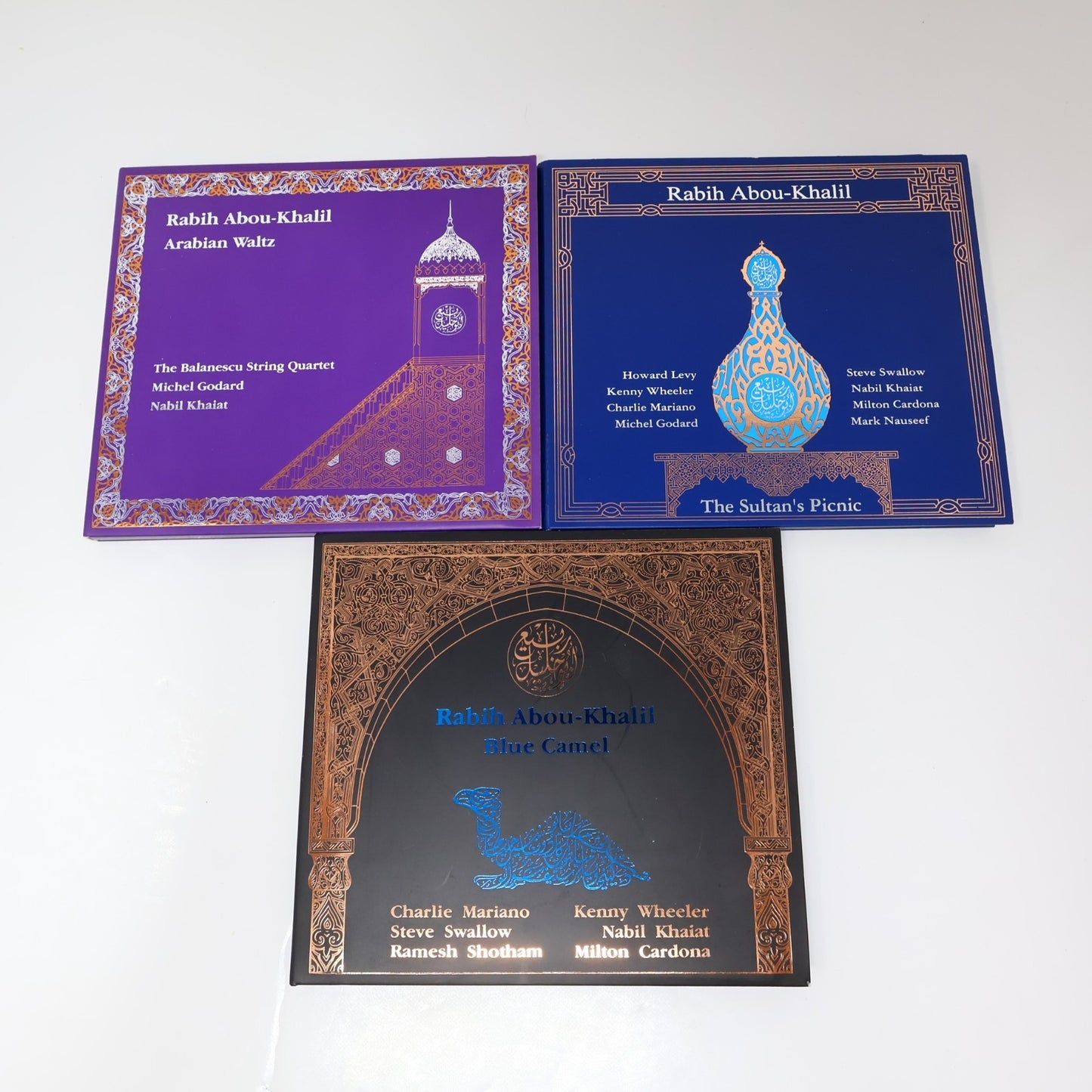 Rabih Abou-Khalil 3 CD Lot Enja Arabian Waltz/Blue Camel/The Sultan's Picnic