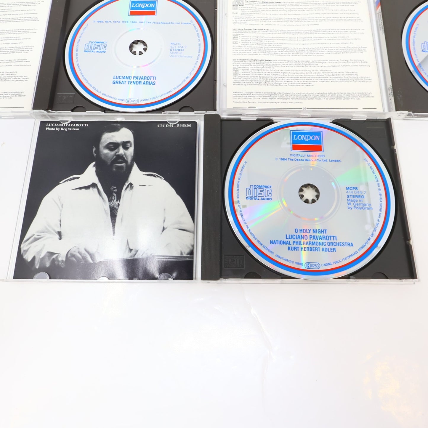 Luciano Pavarotti 8 CDs Lot Ti Amo/O Holy Night/My Heart's Delight/Donizetti