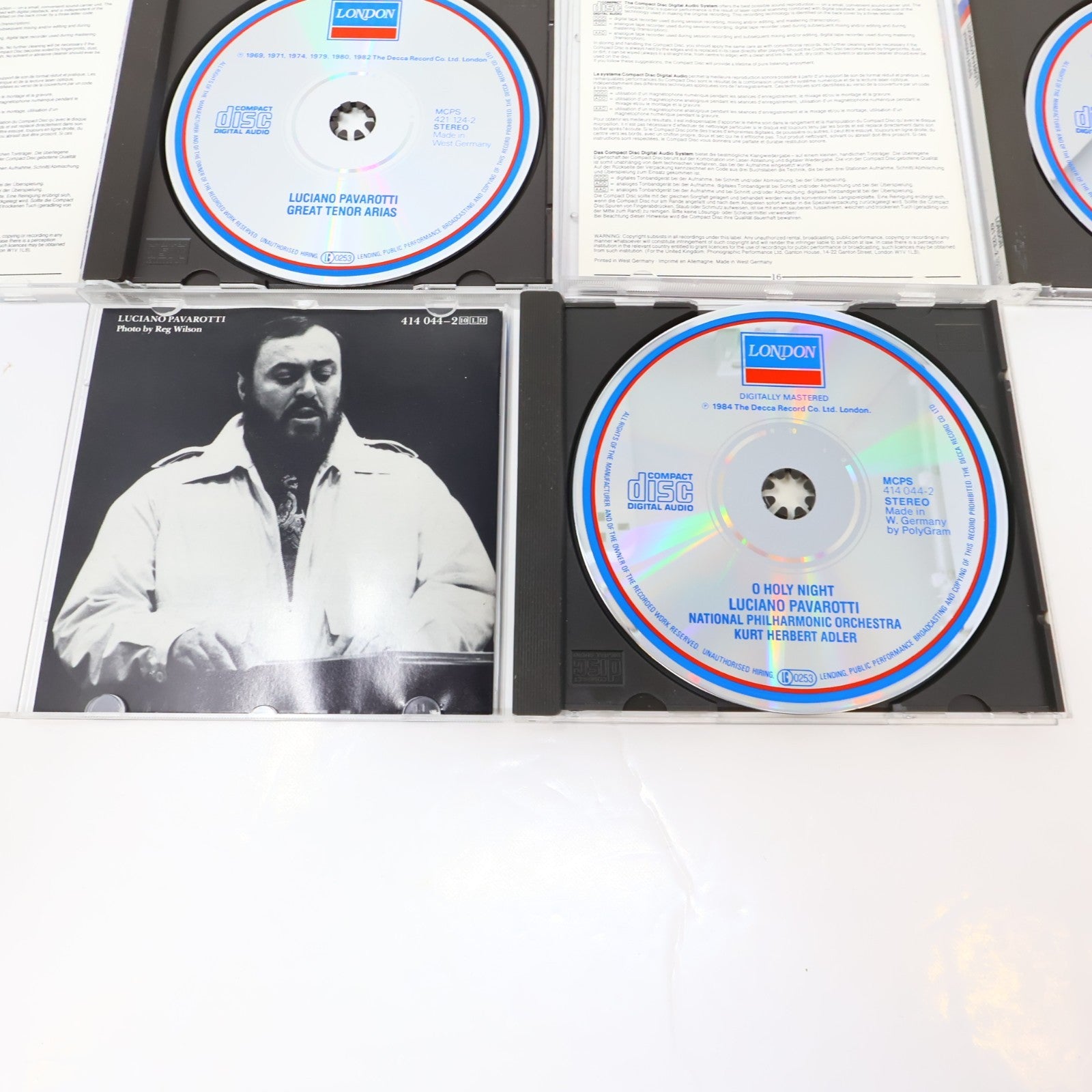 Luciano Pavarotti 8 CDs Lot Ti Amo/O Holy Night/My Heart's Delight/Donizetti