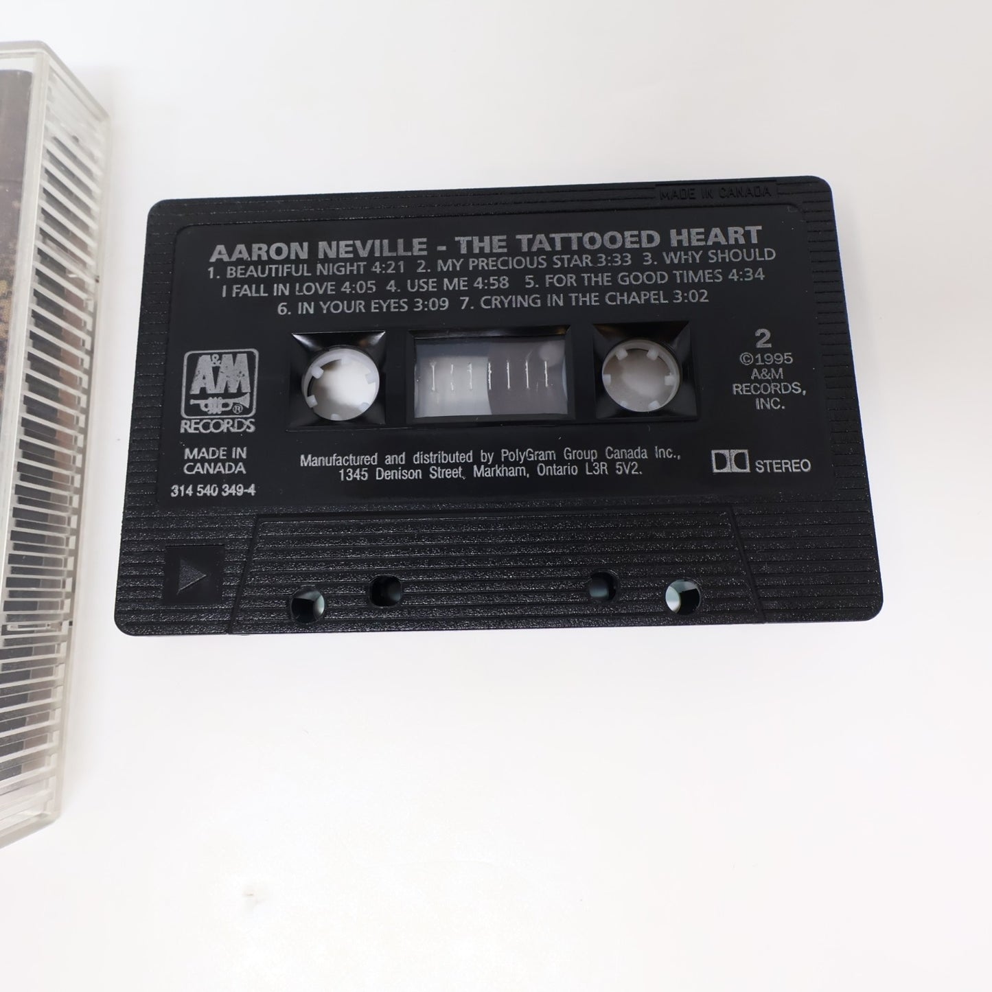 Aaron Neville 5 Cassettes Lot Tattooed Heart/To Make Me Who I Am/Warm Your Heart