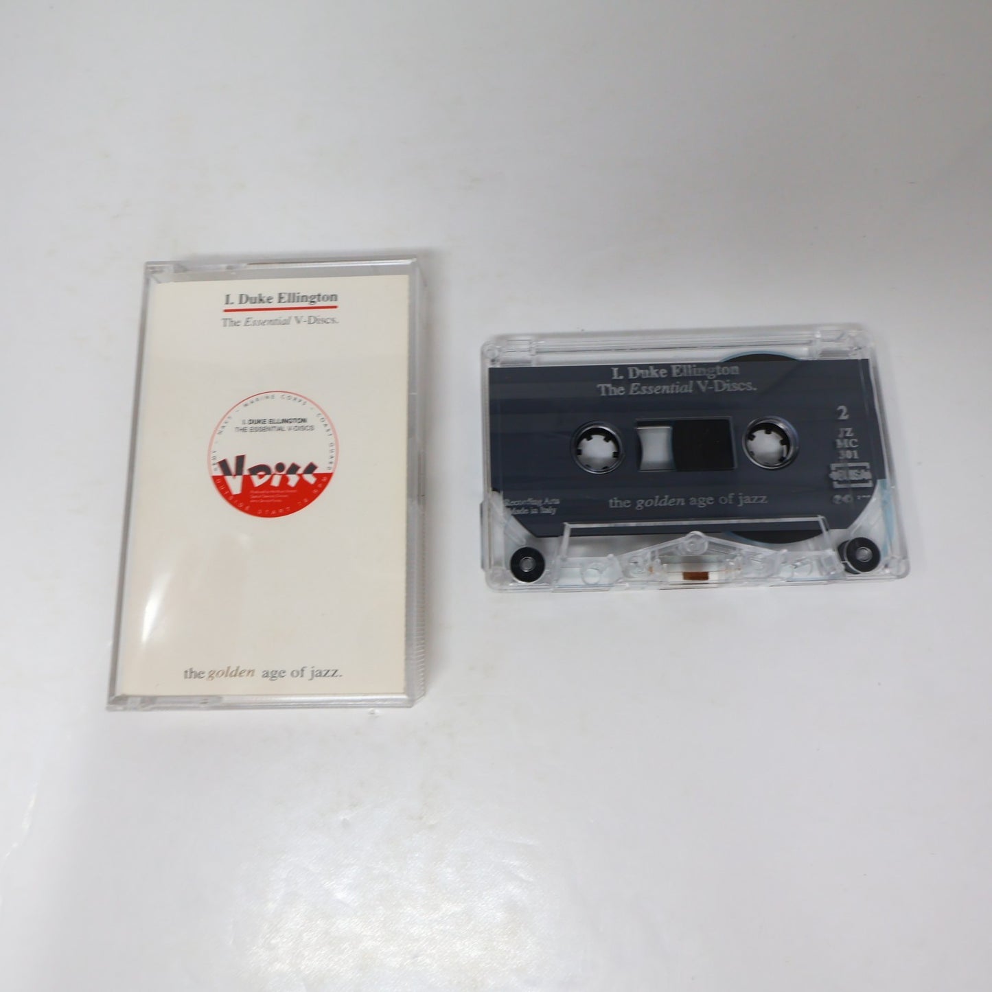 Duke Ellington 2 Cassettes Lot The Ellington Suites/The Essential V-Discs Jazz