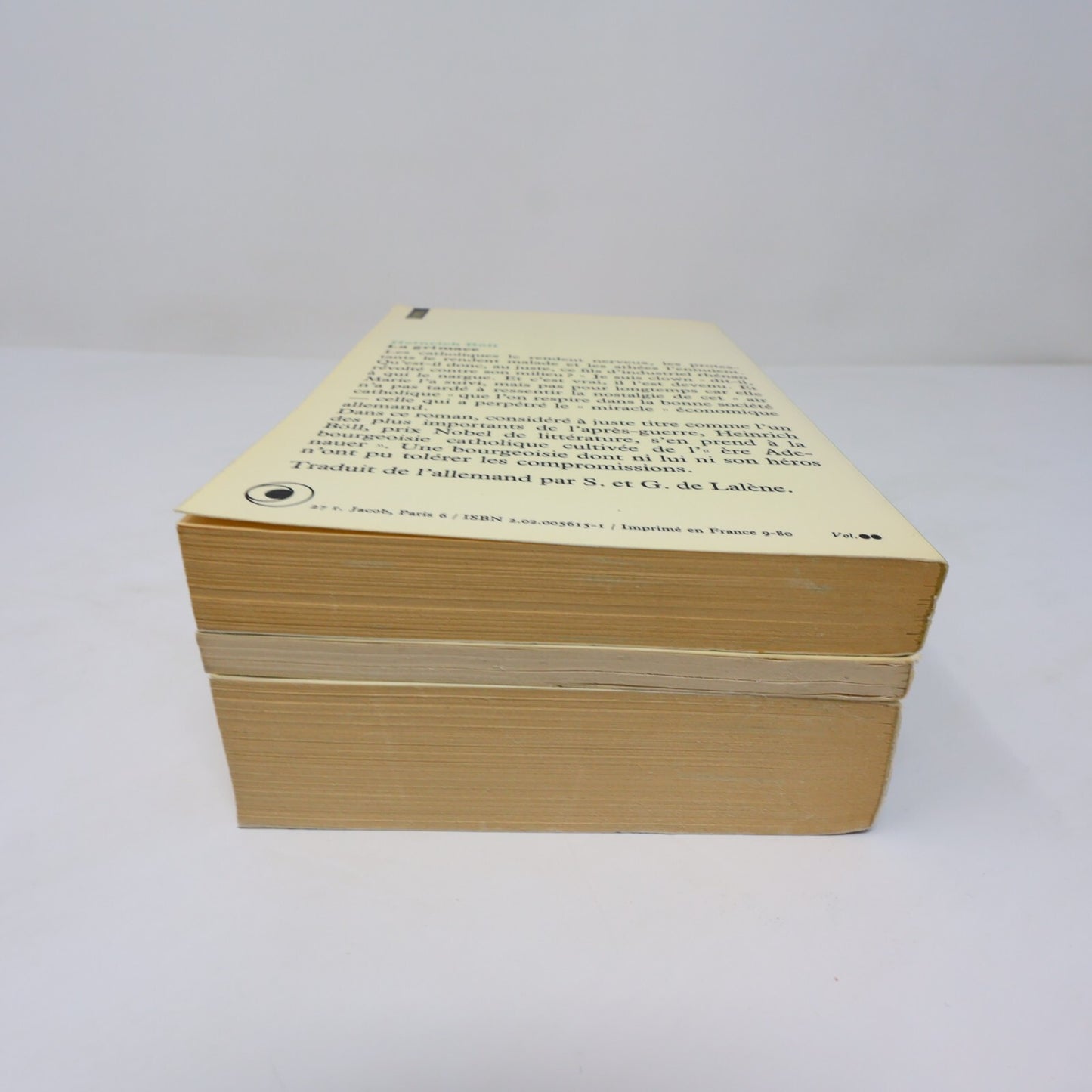 Heinrich Böll Lot 3 Livres Points Grimace/L'Honneur Perdu de Katharina Blum PB