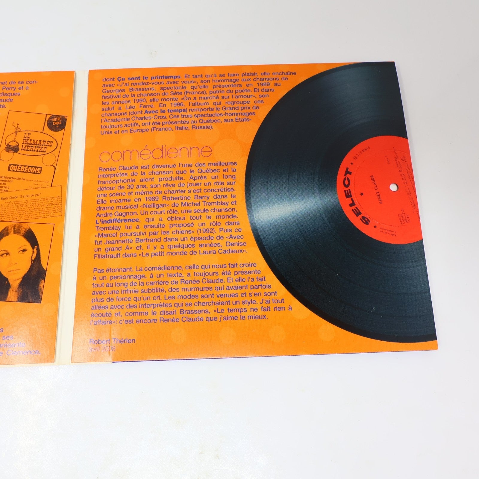 Les Incontournables CD Renée Claude Musicor 2008 Pop Québécois MUPSCD-6351 2000s