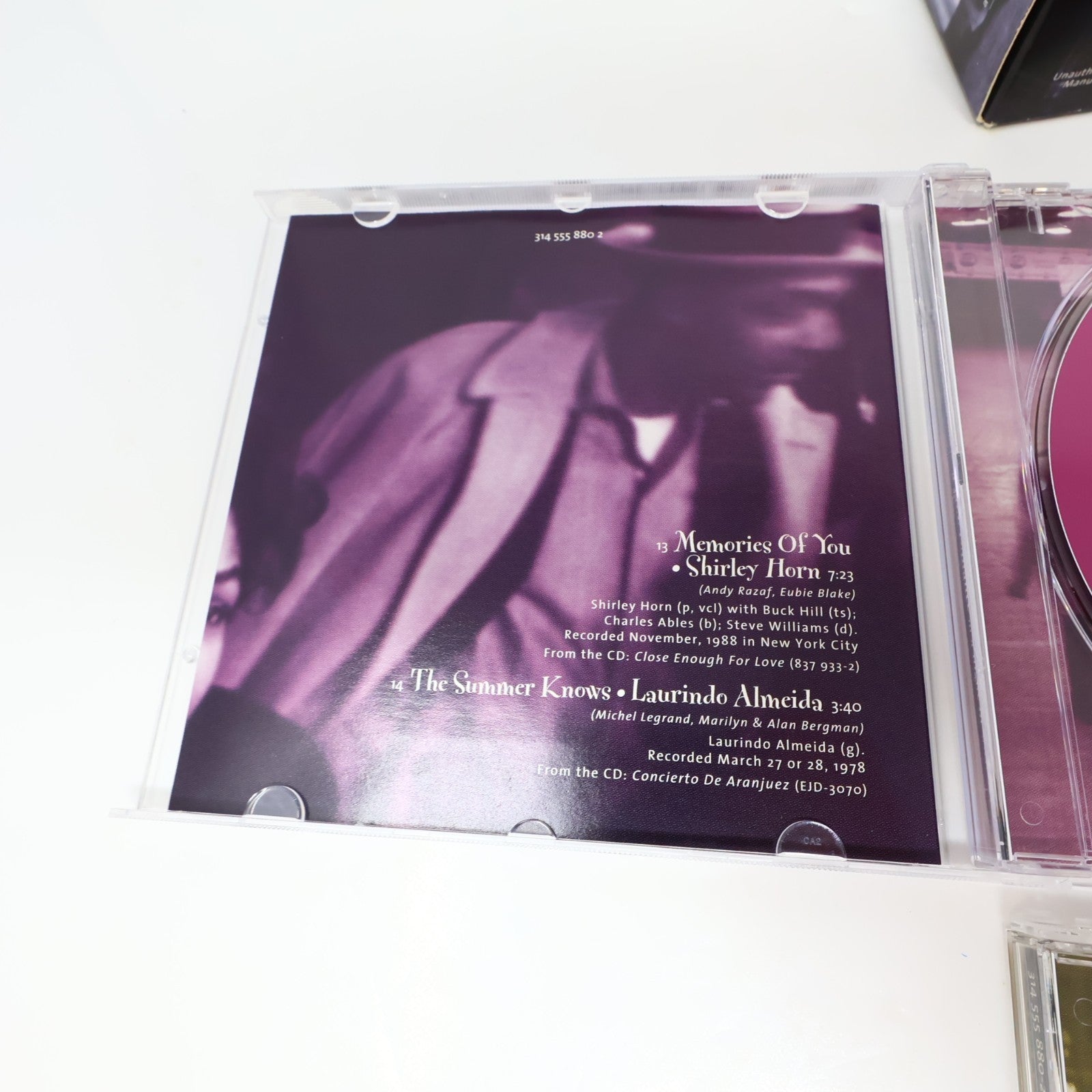 A Jazz Romance a Night With Verve CD Milt Jackson/Lester Young/Shirley Horn 1998