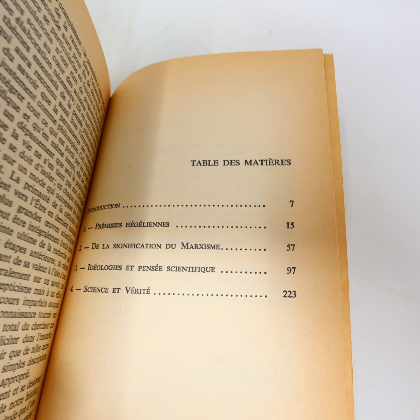Marxisme et Structuralisme Lucien Sebag Petite Bibliothèque Payot 1967 Français