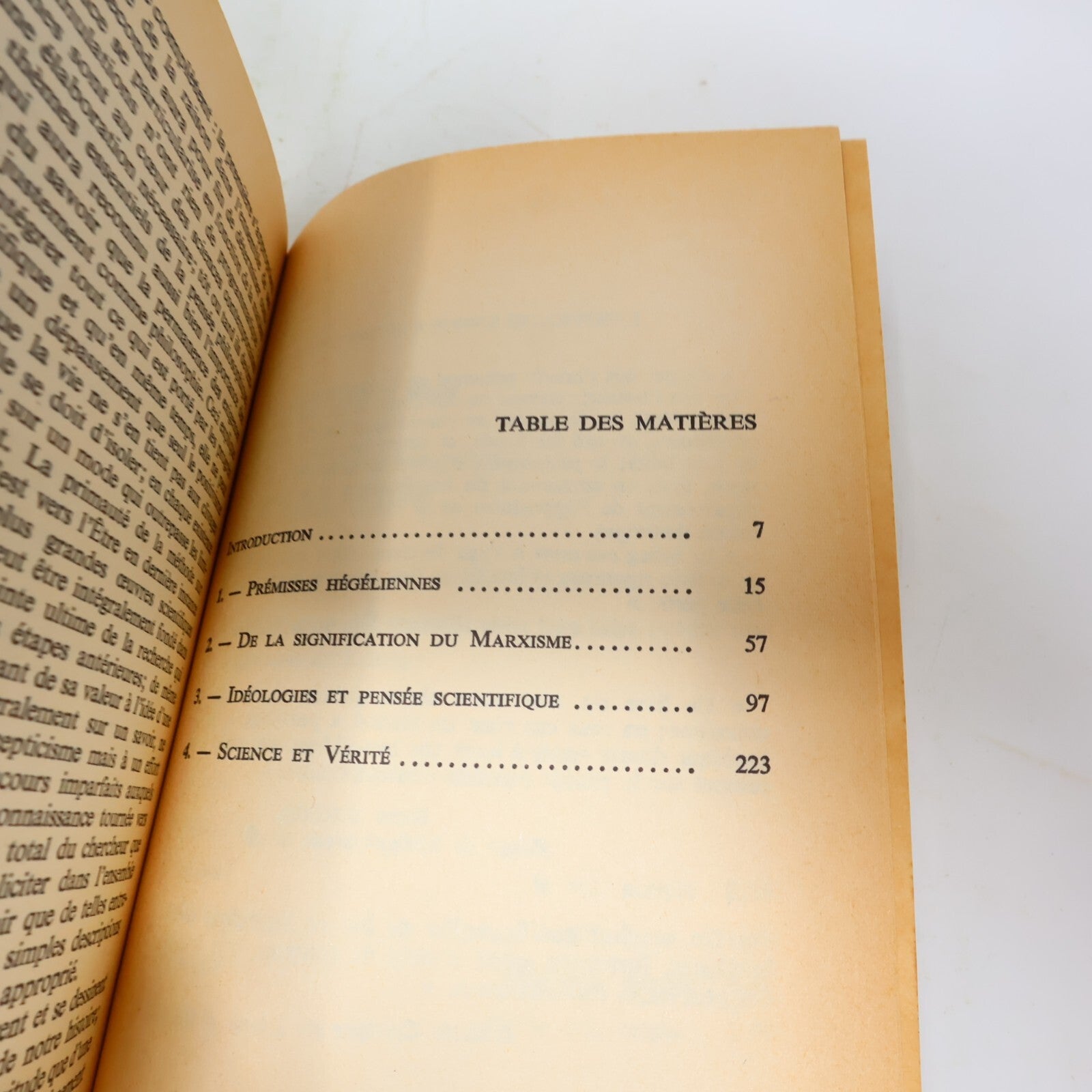 Marxisme et Structuralisme Lucien Sebag Petite Bibliothèque Payot 1967 Français