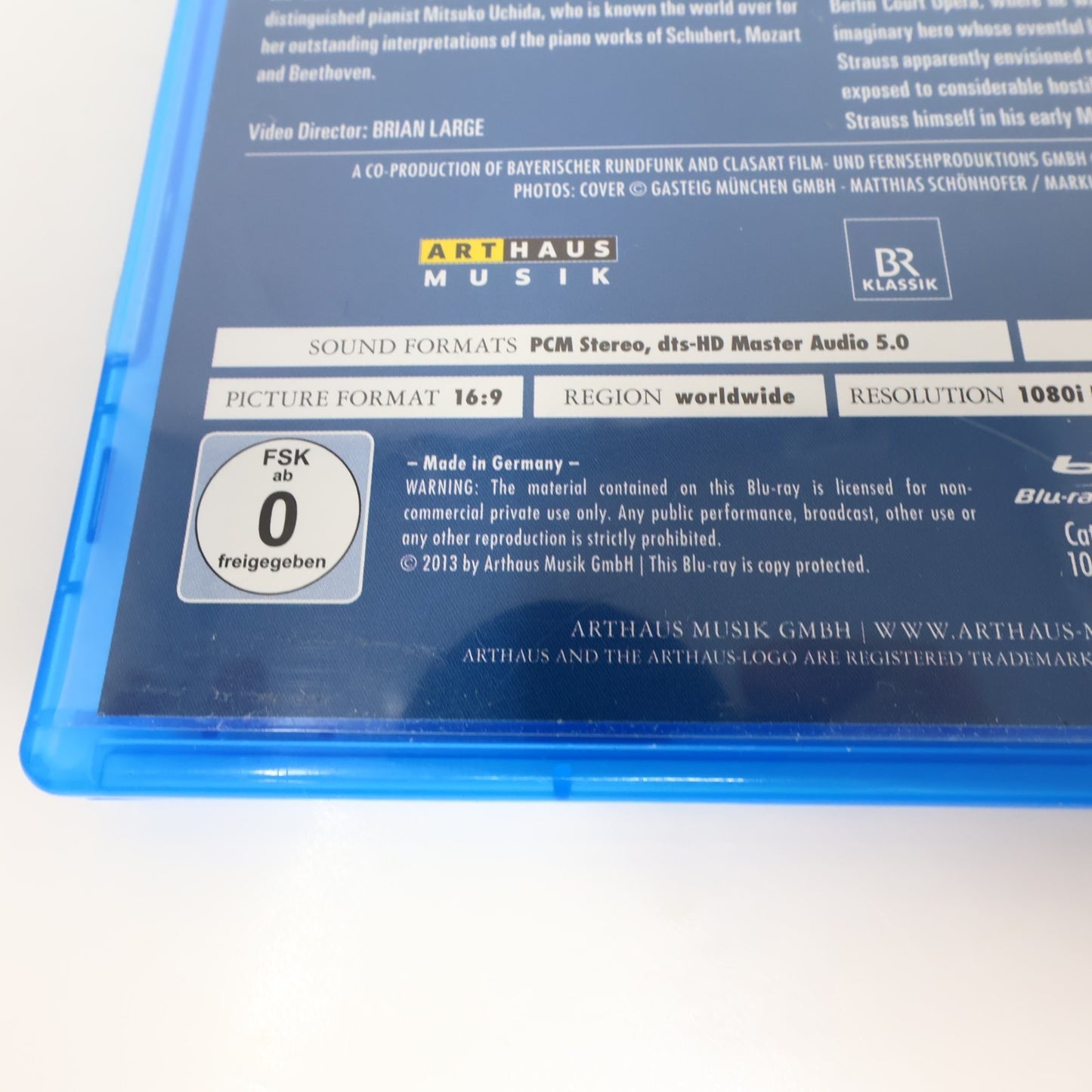 Mariss Jansons Conducts Beethoven Piano Concerto #3 & Strauss Blu-ray NTSC