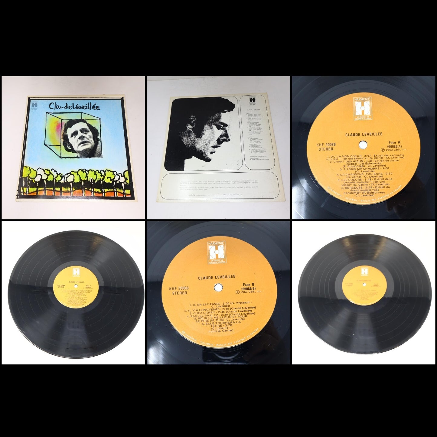 Claude Léveillée Lot 13 Disques Black Sun/Cheval De Bois/Beaux Dimanches Record