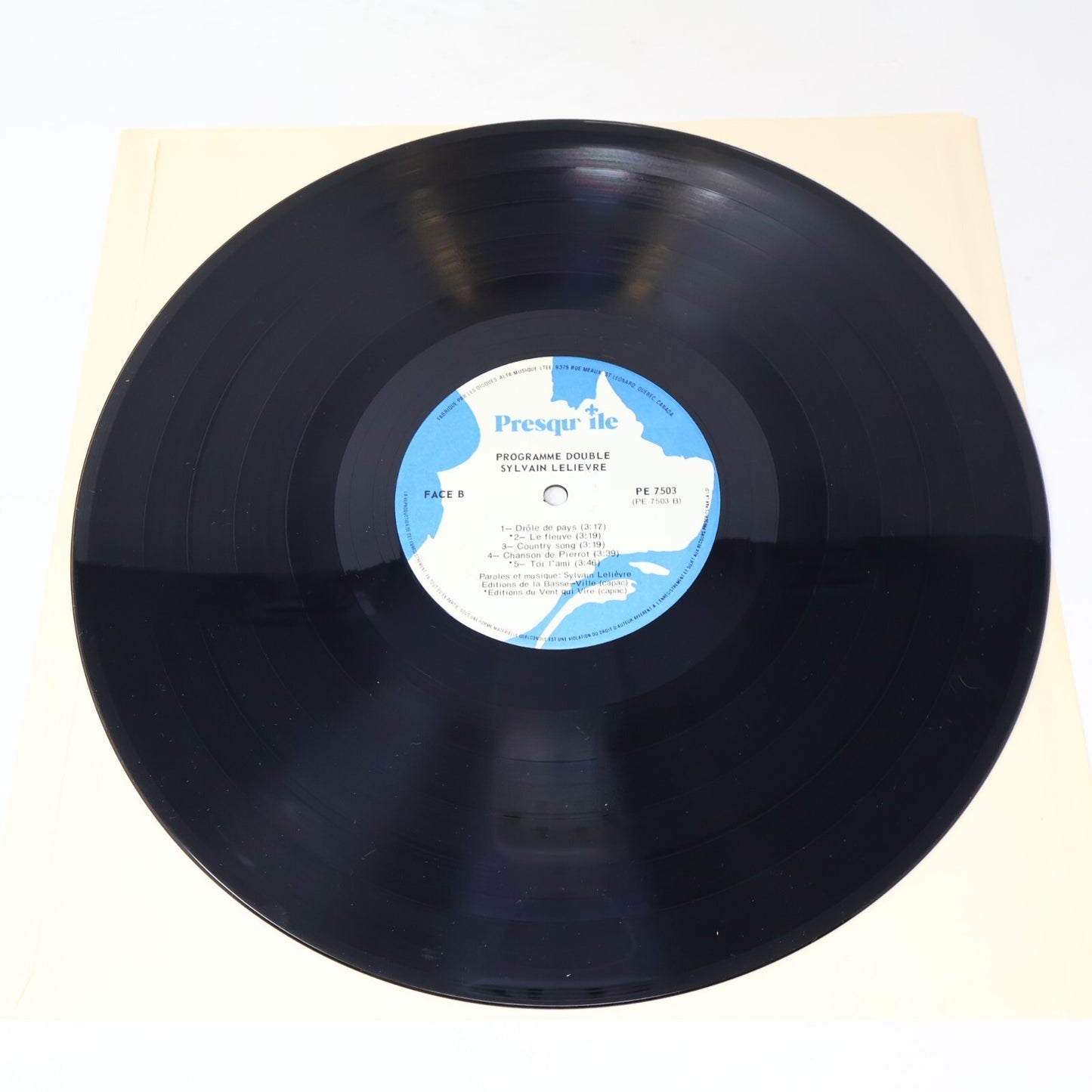 Sylvain Lelièvre Lot 6 Disques Petit Matin/Programme Double/Intersections Record