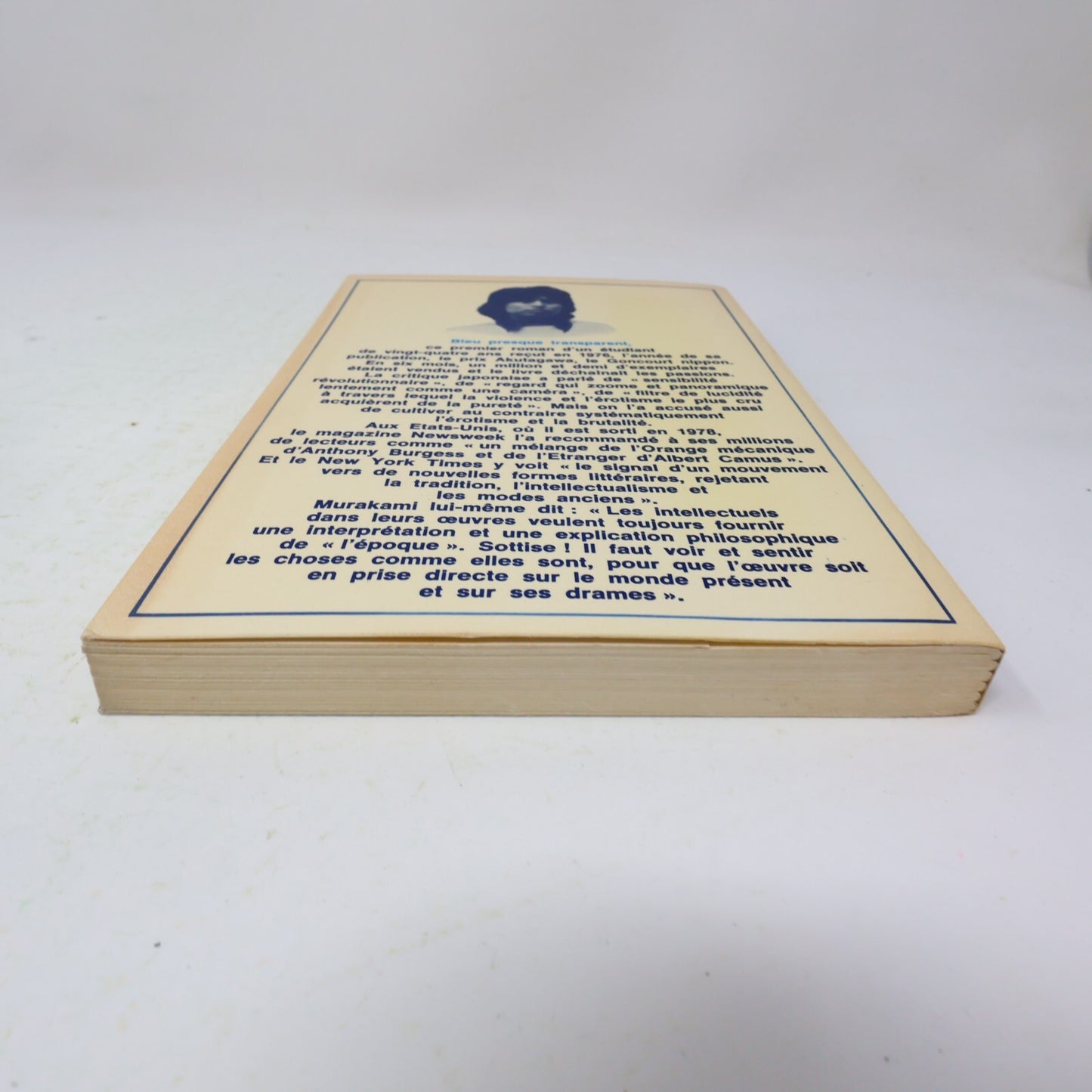 1978 Bleu Presque Transparent Ryū Murakami Robert Laffont Littérature Japonaise