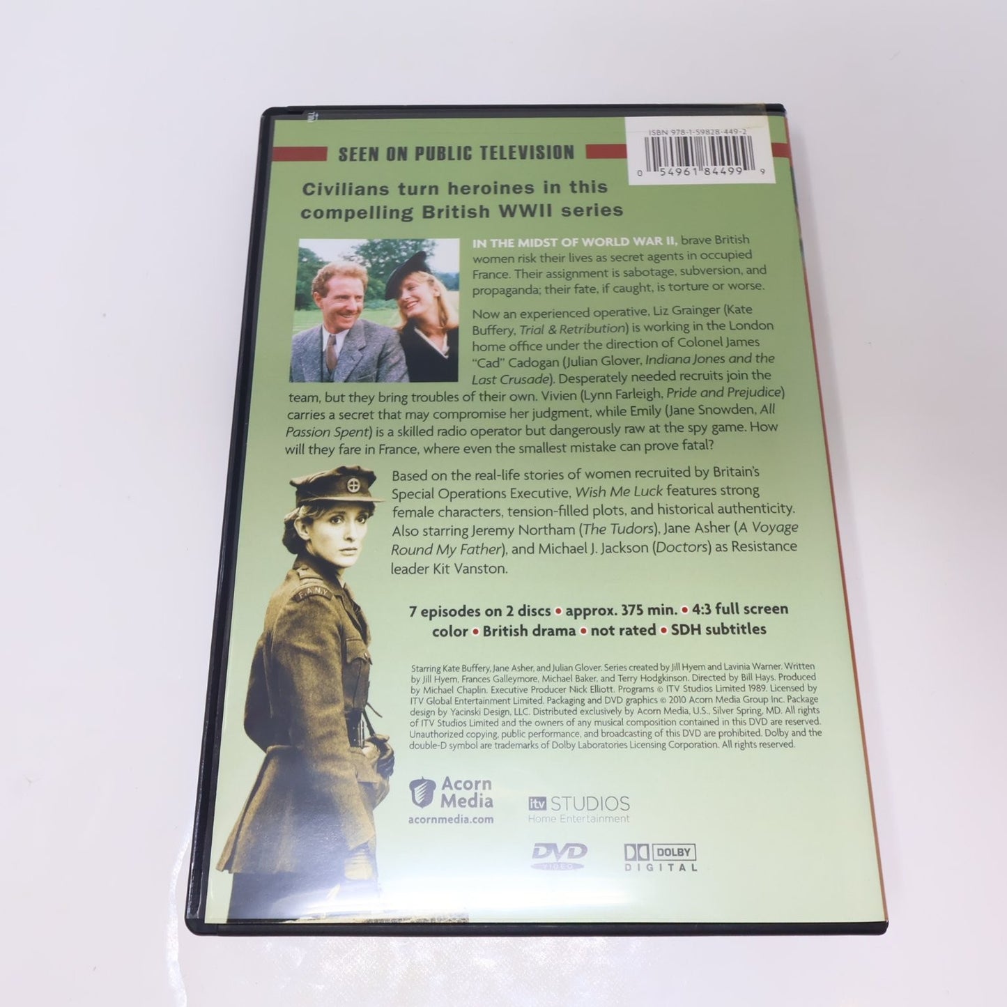 Wish Me Luck Series 2 DVD British WWII Drama Kate Buffery/Jane Asher NTSC Acorn