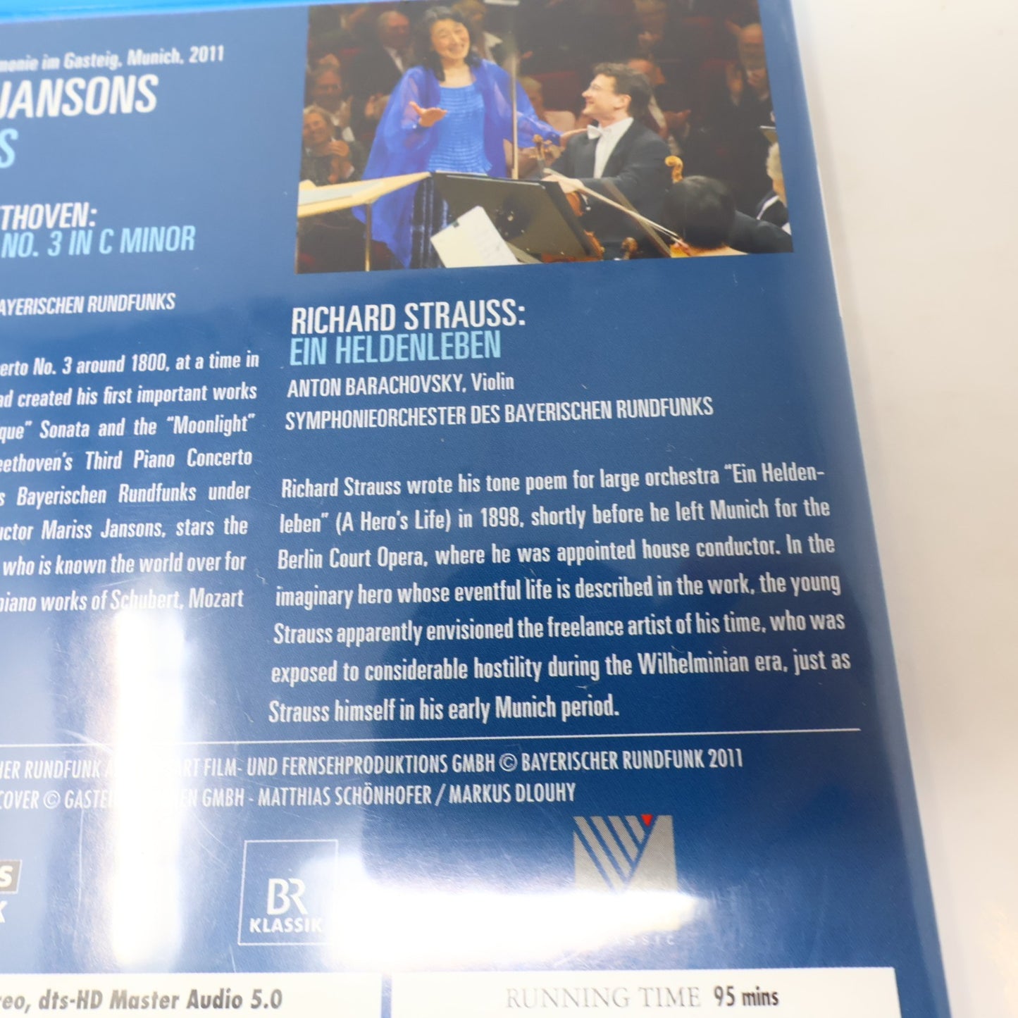 Mariss Jansons Conducts Beethoven Piano Concerto #3 & Strauss Blu-ray NTSC
