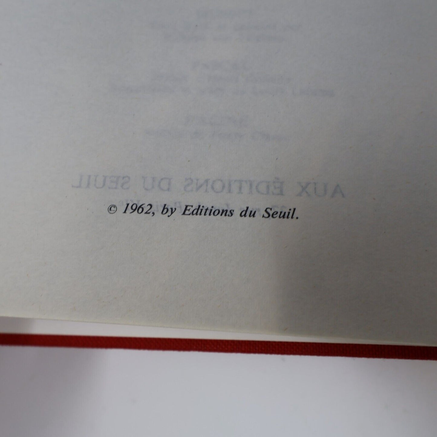1964 L'Intégrale Molière Oeuvres Complètes de Jean-Baptiste Poquelin Seuil Livre