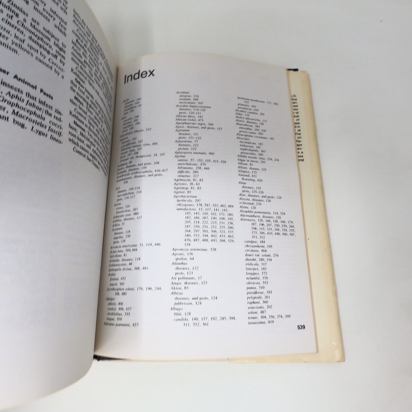 1978 Diseases and Pests of Ornamental Plants by Pascal P. Pirone 6th Print HC