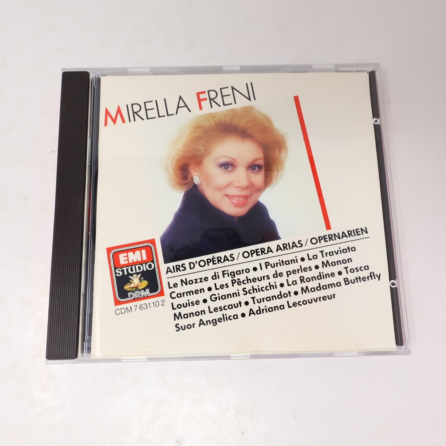 Mirella Freni Opera Arias/Airs d'Opéras CD 1989 Digital Remaster Classical EMI
