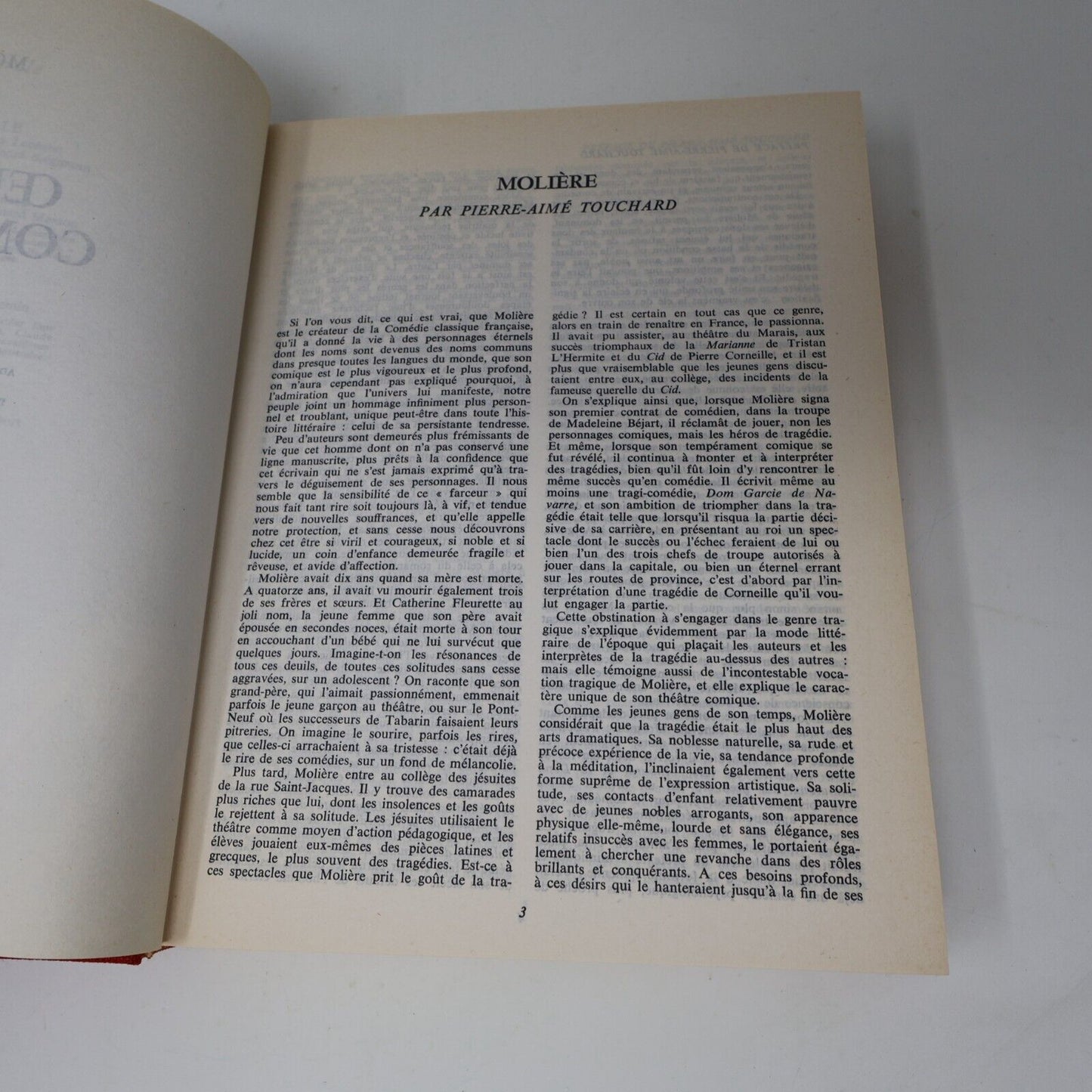 1964 L'Intégrale Molière Oeuvres Complètes de Jean-Baptiste Poquelin Seuil Livre