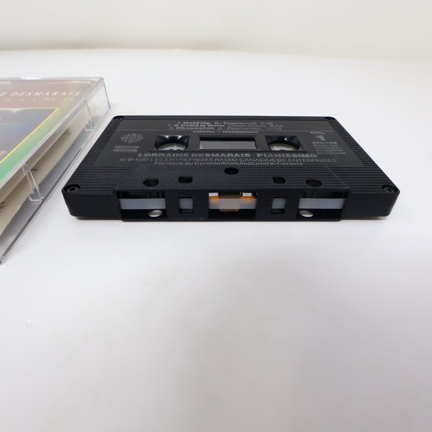 Lorraine Desmarais 2 Cassettes Lot Pianissimo/Andiamo JazzImage Hold up/Caravan