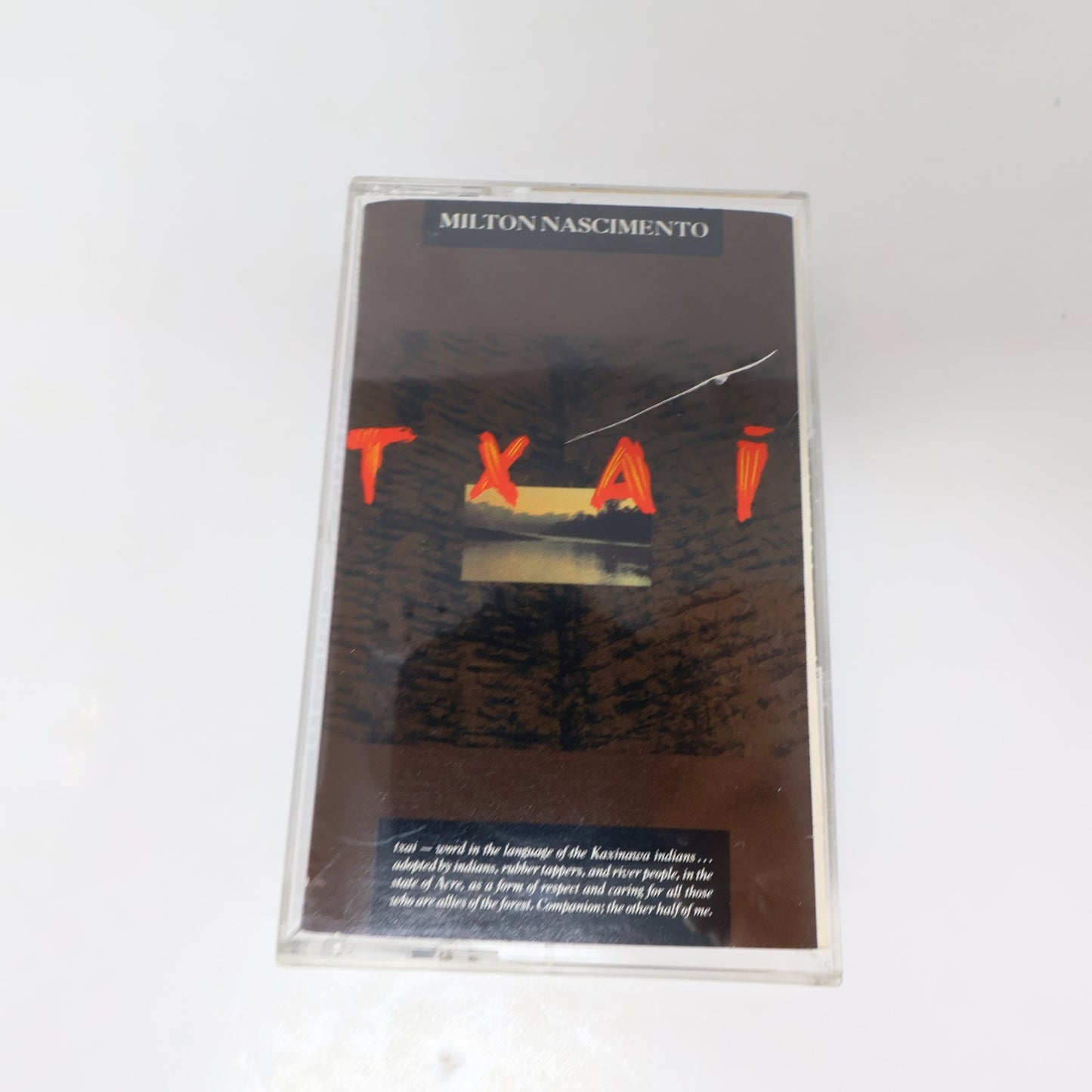 Milton Nascimento 2 Cassettes Lot Yauaretê/Txai Planeta Blue/Awasi/Old Hill