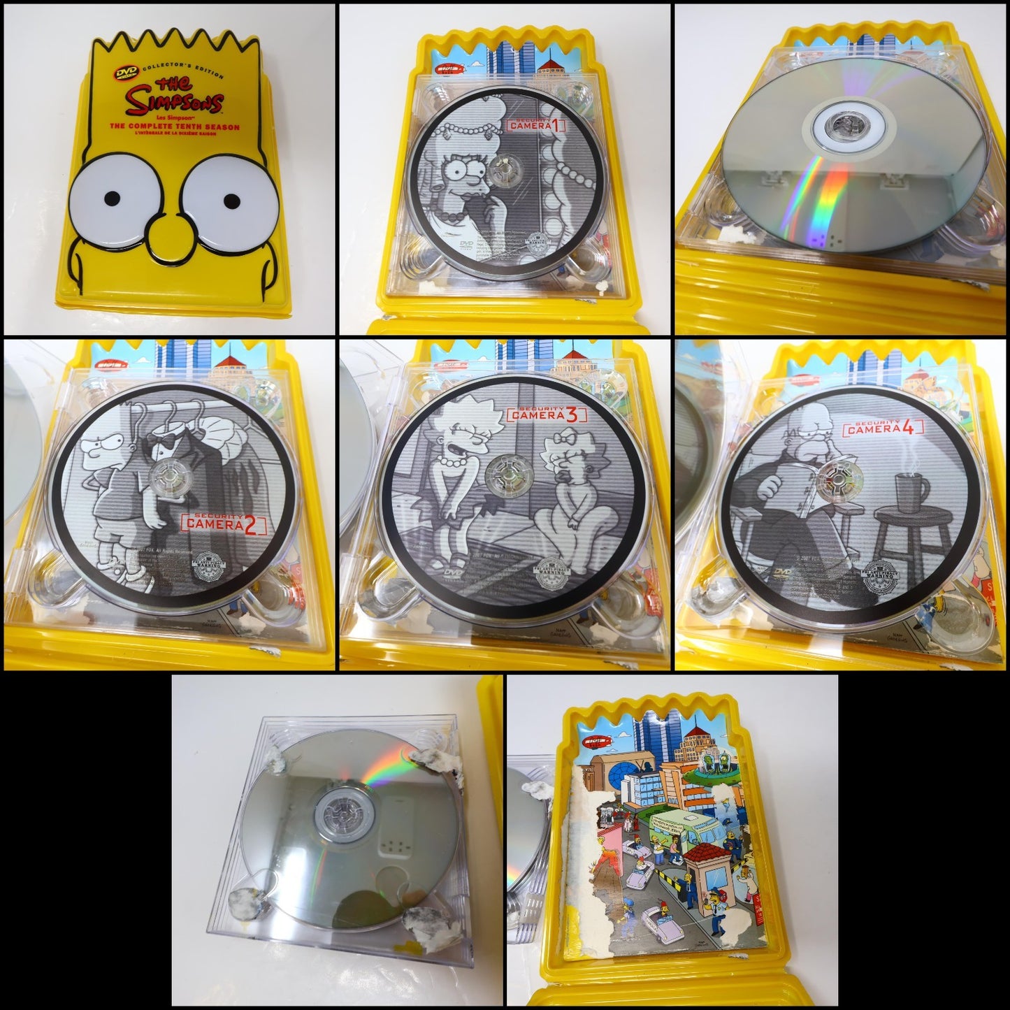 The Simpsons The Complete 7-8-9-10 Seasons Lot 4 DVD Molded Head Pack Marge Lisa