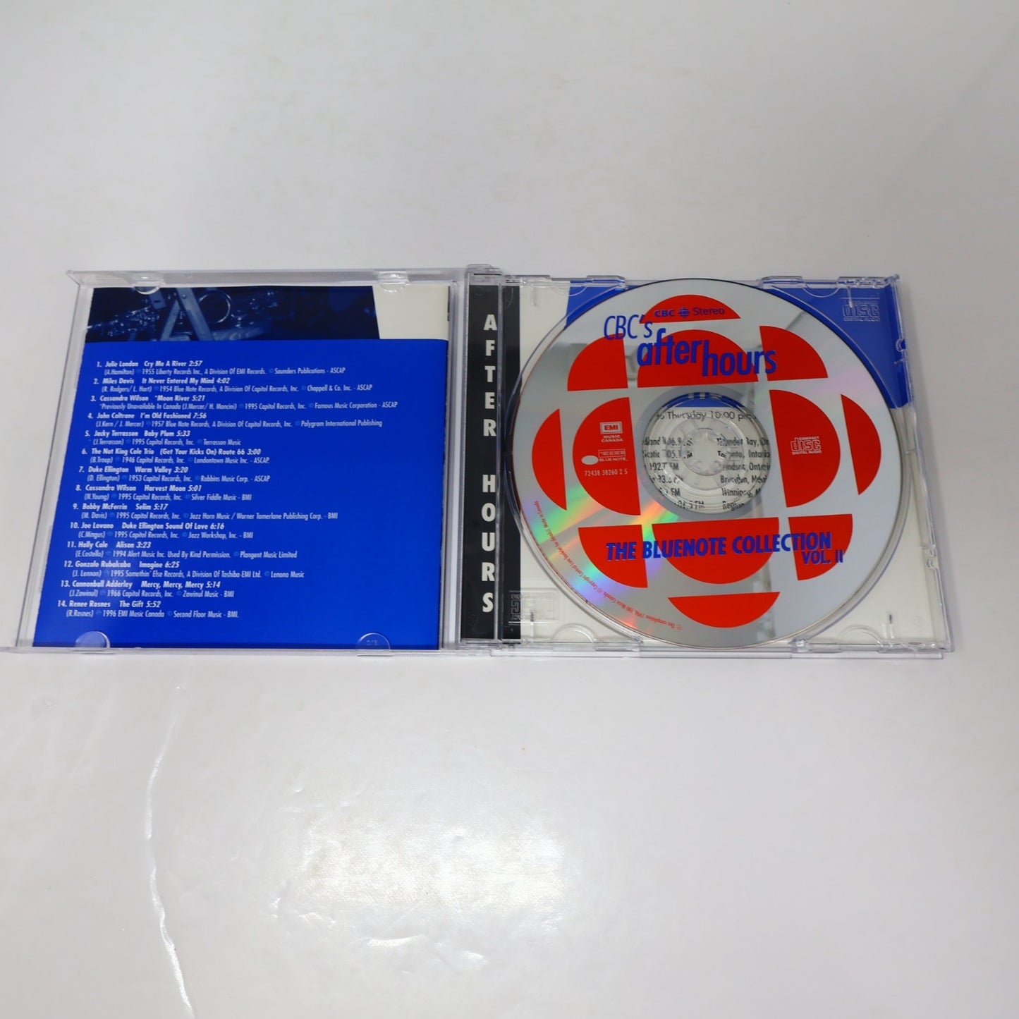 CBC's After Hours 2 CD Lot Ross Porter's After Hours/Blue Note Collection #2 90s