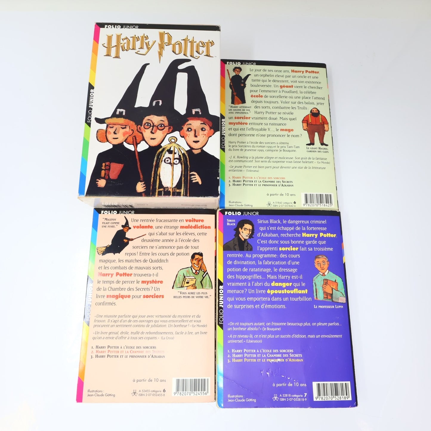 Harry Potter Coffret #1-3 École des Sorciers/Chambre des Secrets/Azkaban Rowling