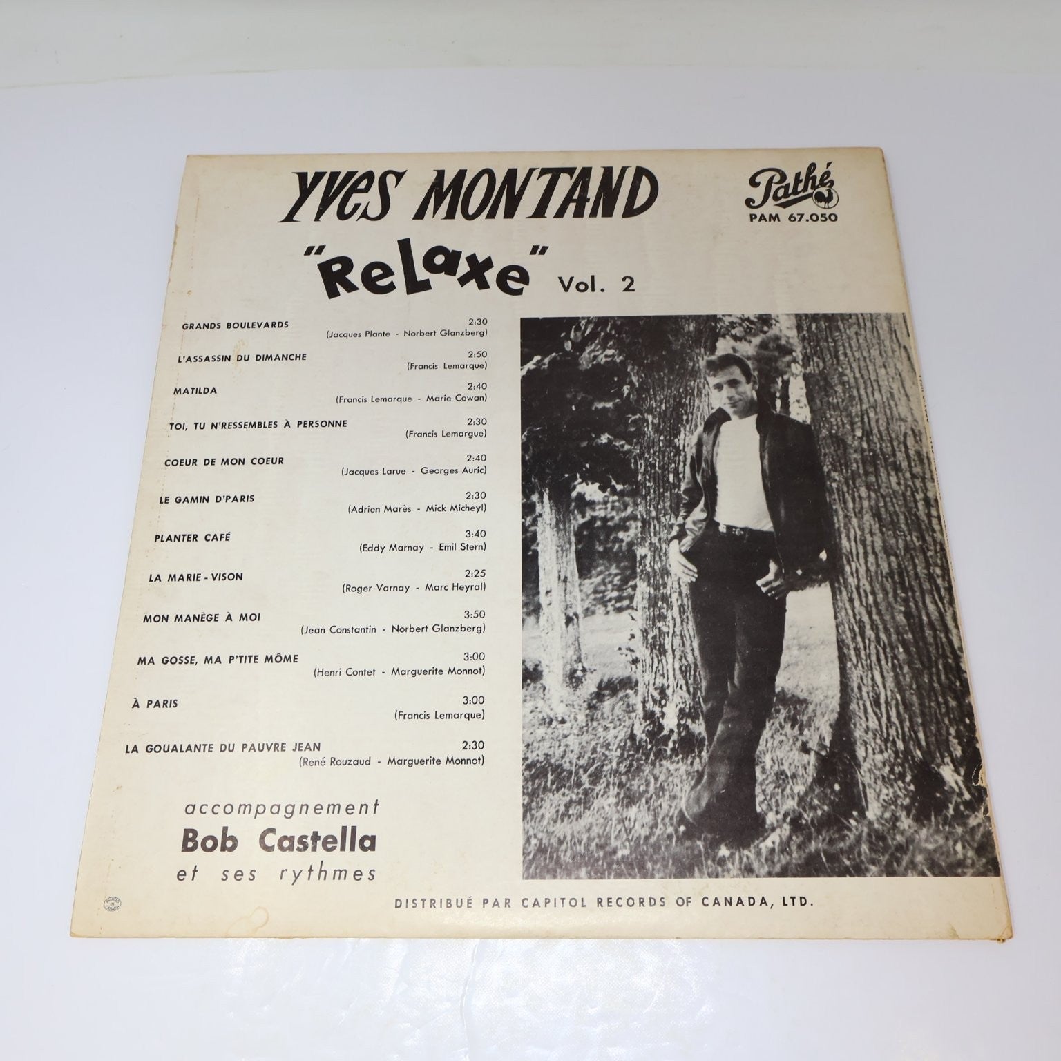 Yves Montand Lot 3 Disques LP Relaxe Vol 2/Dansez Avec/D'Hier et D'Aujourd'Hui