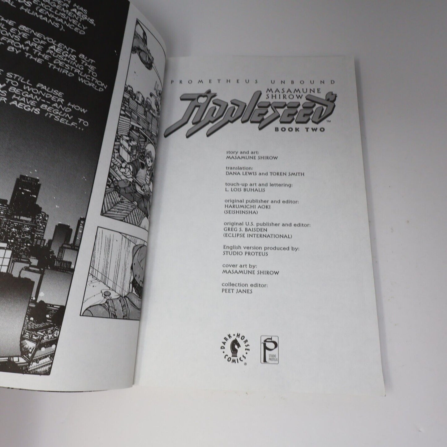 1995 Prometheus Unbound Appleseed #2 by Masamune Shirow 3rd Print Paperback PB
