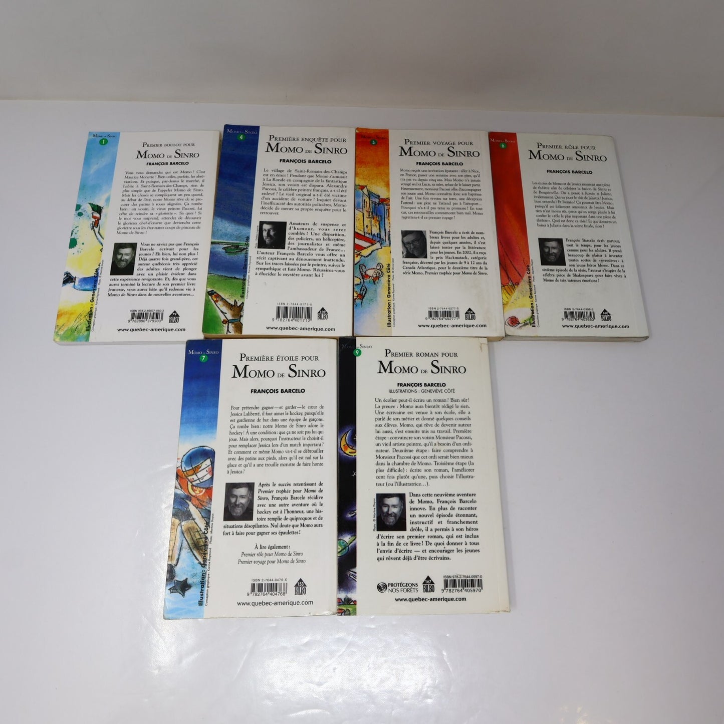 Bilbo Lot 20 Livres Momo de Sinro/Marie Quatdoigts/Abel et Léo/Valentine Picotée