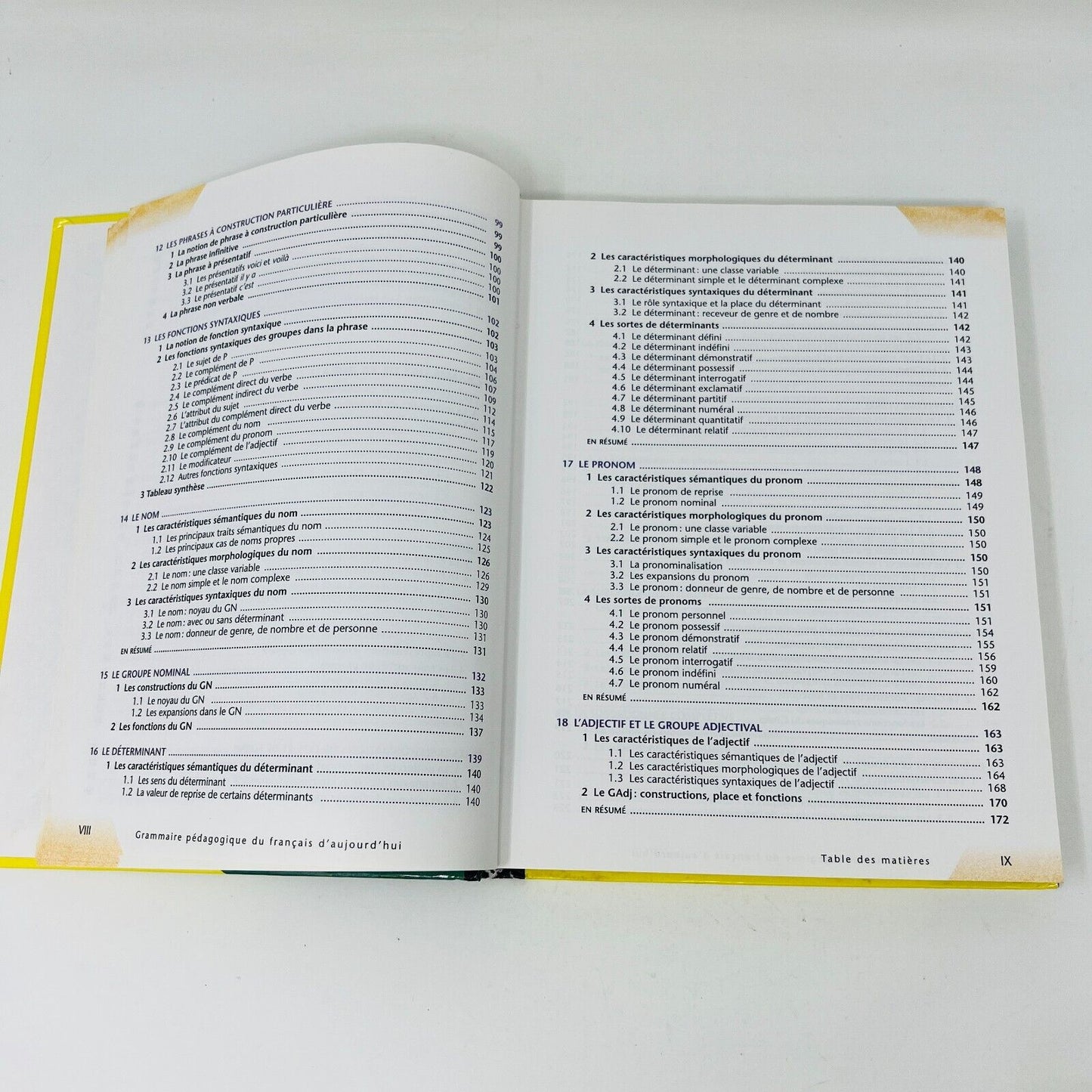 1999 Grammaire Pédagogique du Français d'Aujourd'hui Graficor Langue Référence