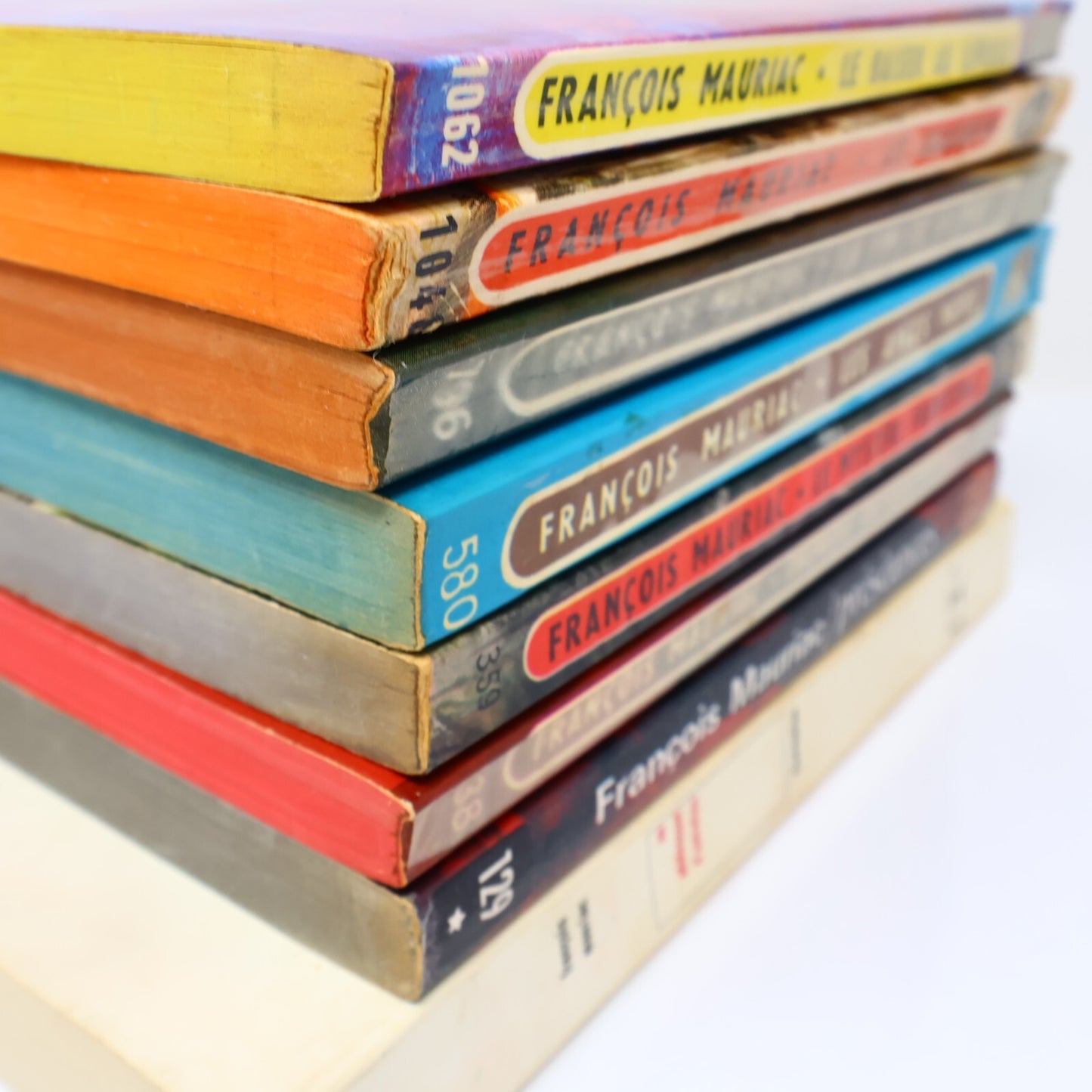 François Mauriac Lot 8 Livres Préséances/Mystère Frontenac/Anges Noirs Roman 60s