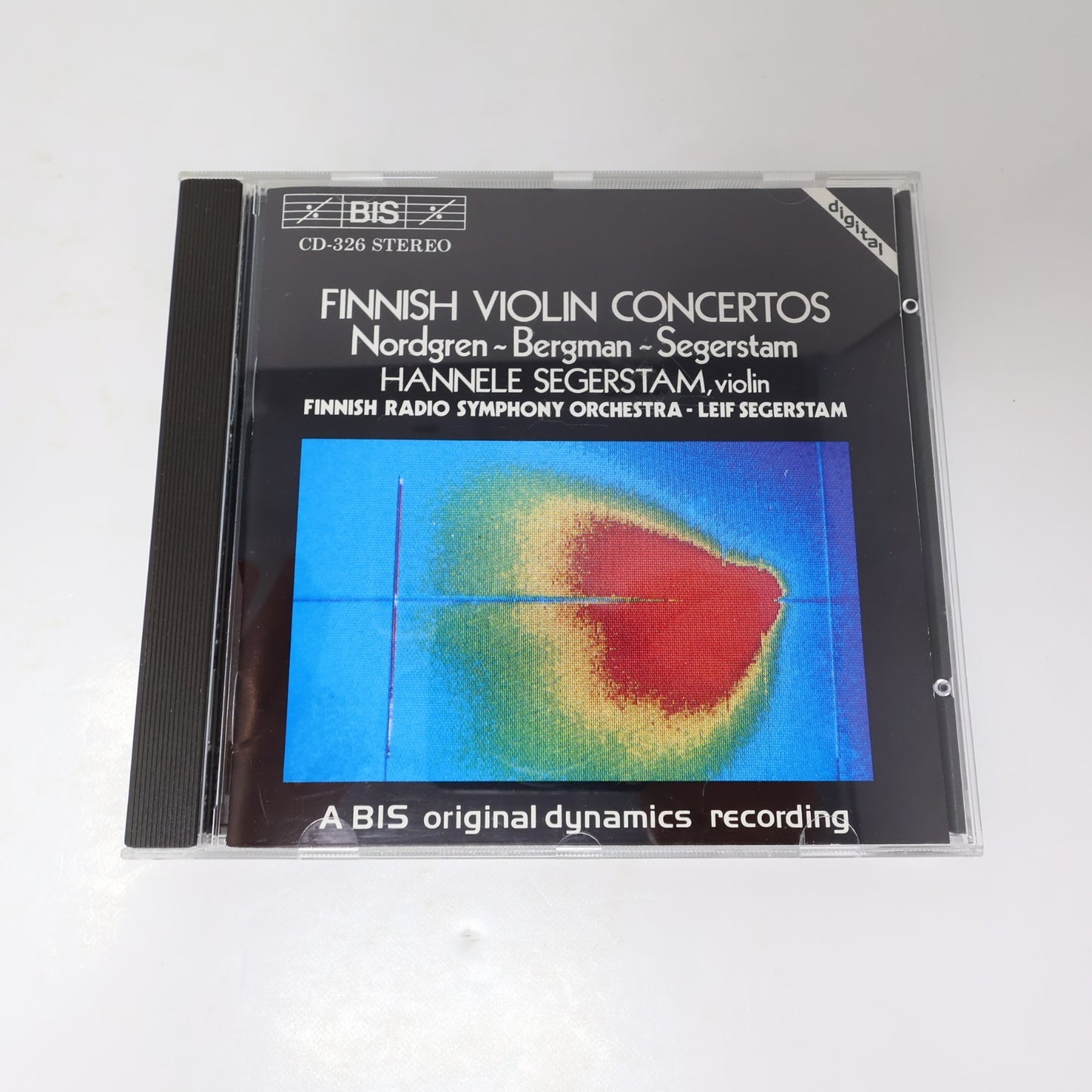 Nordgren/Bergman/Segerstam CD Finnish Violin Concertos BIS 1986 Made in Japan