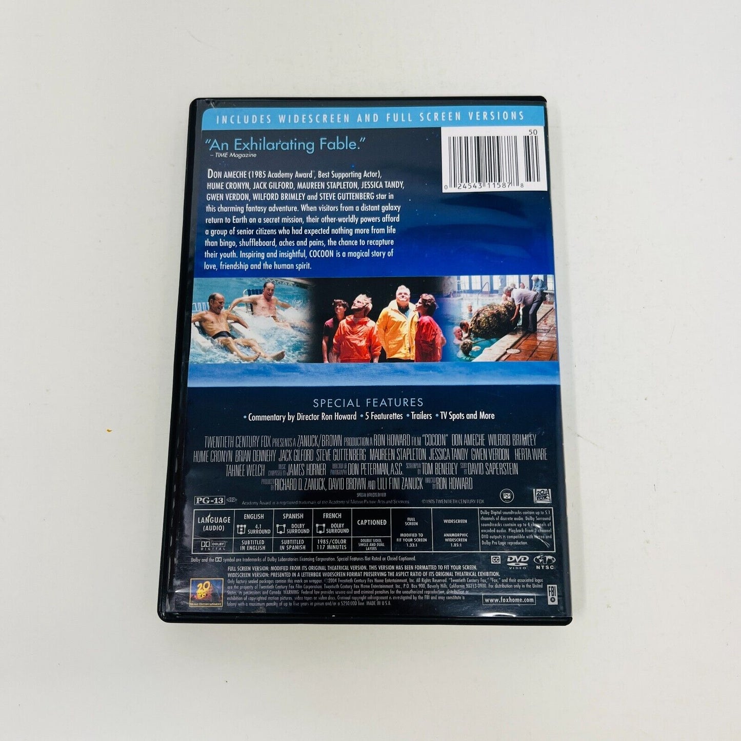 Cocoon DVD Pal Region 2 Tested Movie 2002 Twentieth Century Fox in English Only