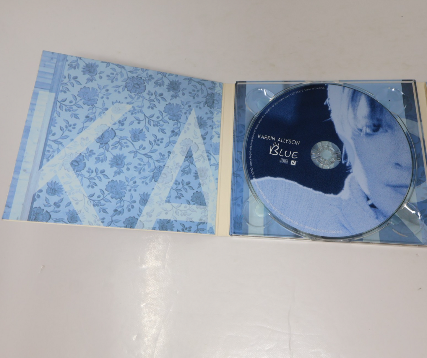 Karrin Allyson In Blue CD Concord Jazz Moanin'/Angel Eyes/Hum Drum Blues 2002