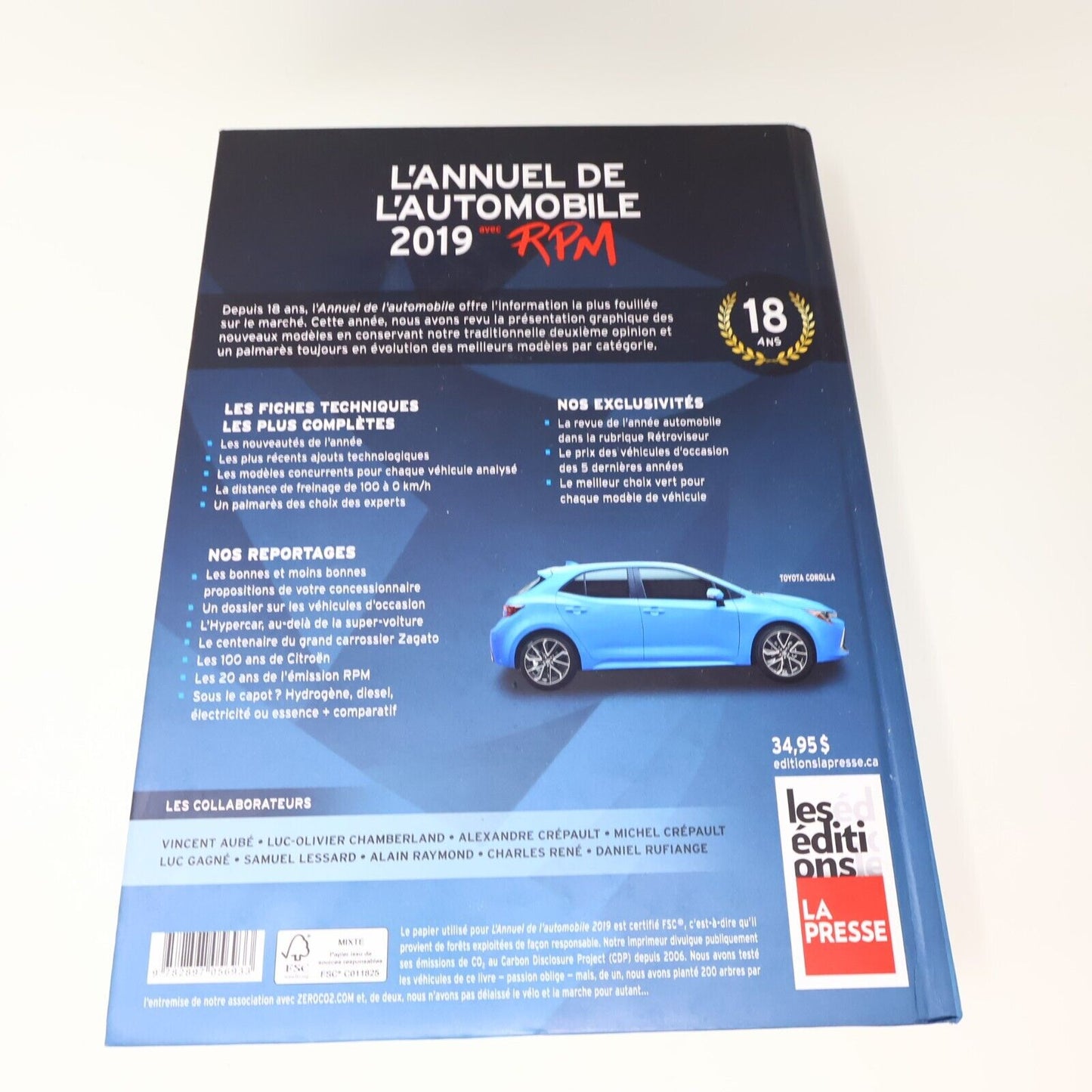 L'Annuel de l'Automobile 2019 RPM Lefrançois/Charrette/Michaud Chars Voiture HC
