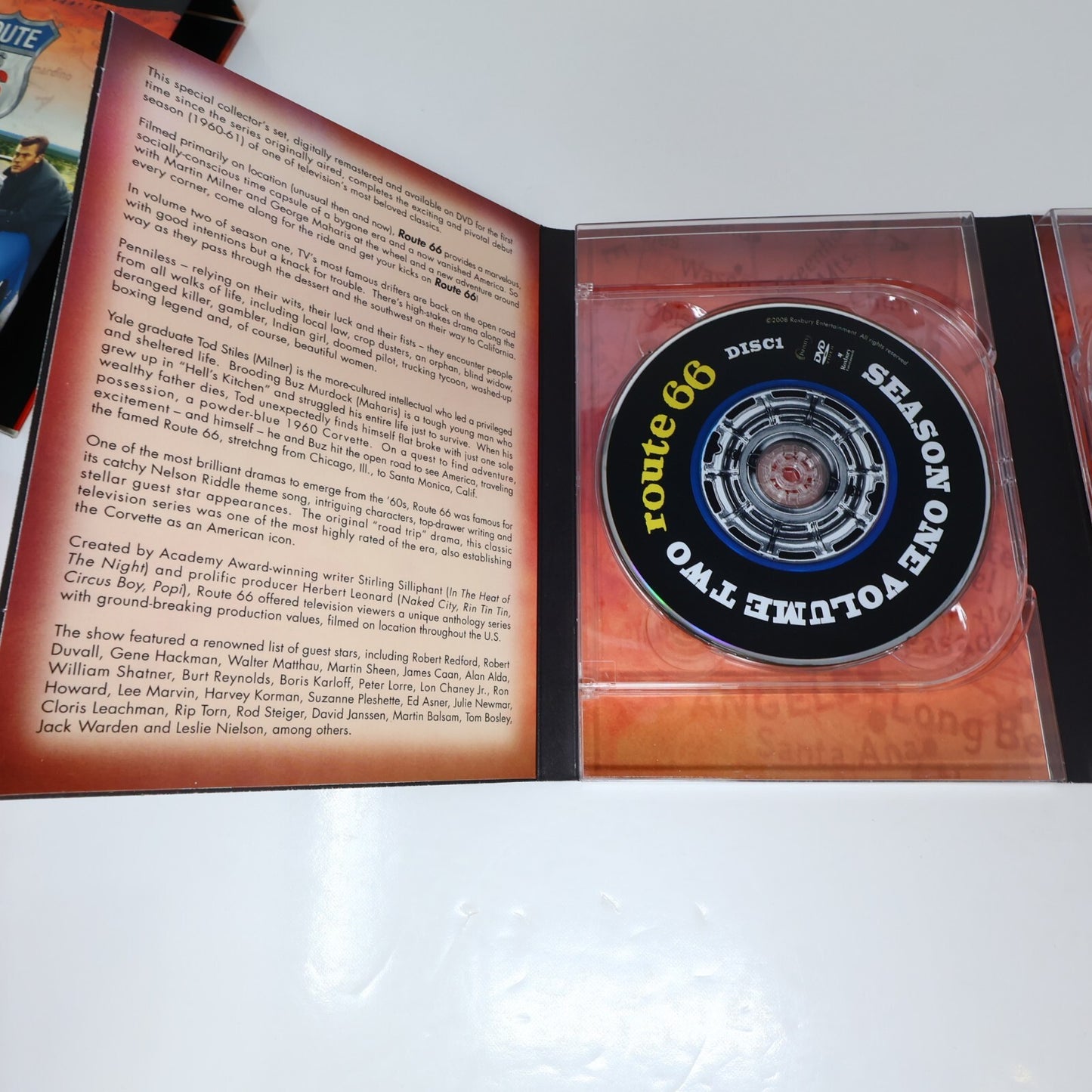 Route 66 Season 1 Volume 2 + Season 2 Lot 2 DVD Leslie Nielsen/Lee Marvin NTSC