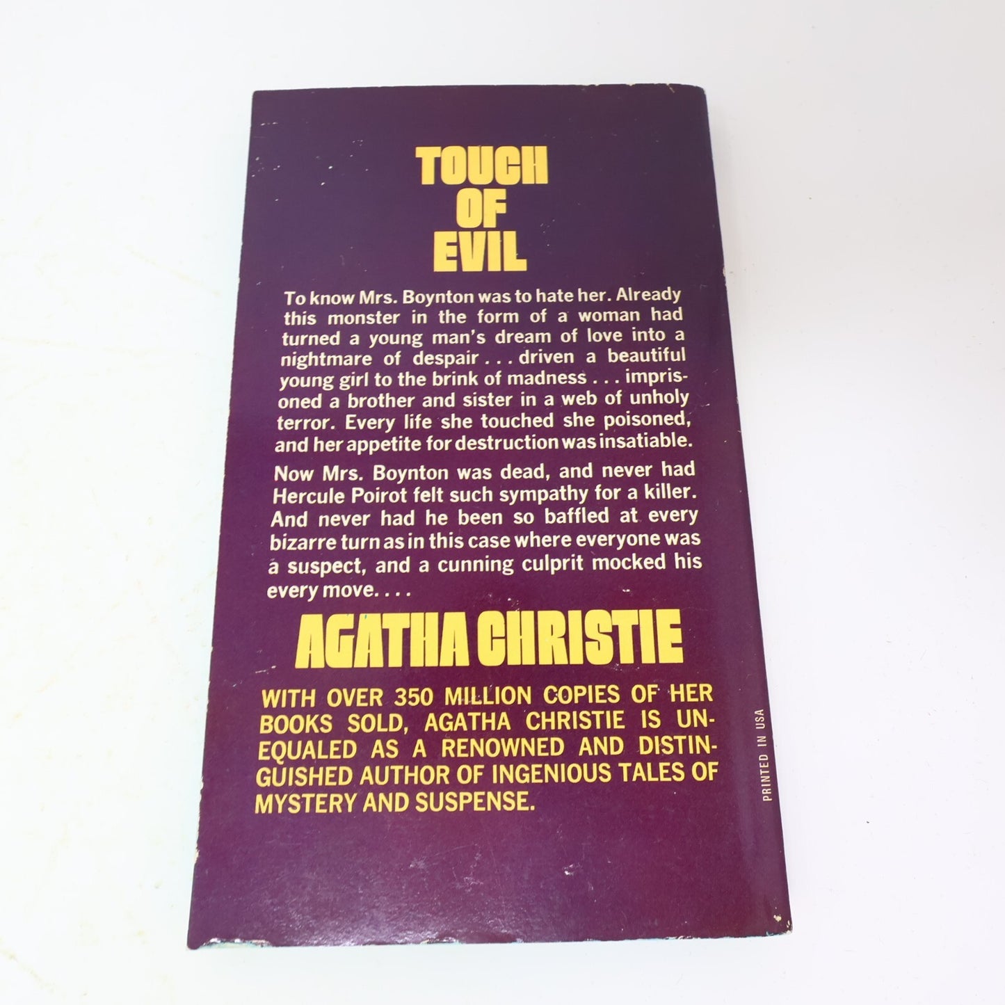 1975 Appointment With Death Agatha Christie Dell Mystery Crime Hercule Poirot PB