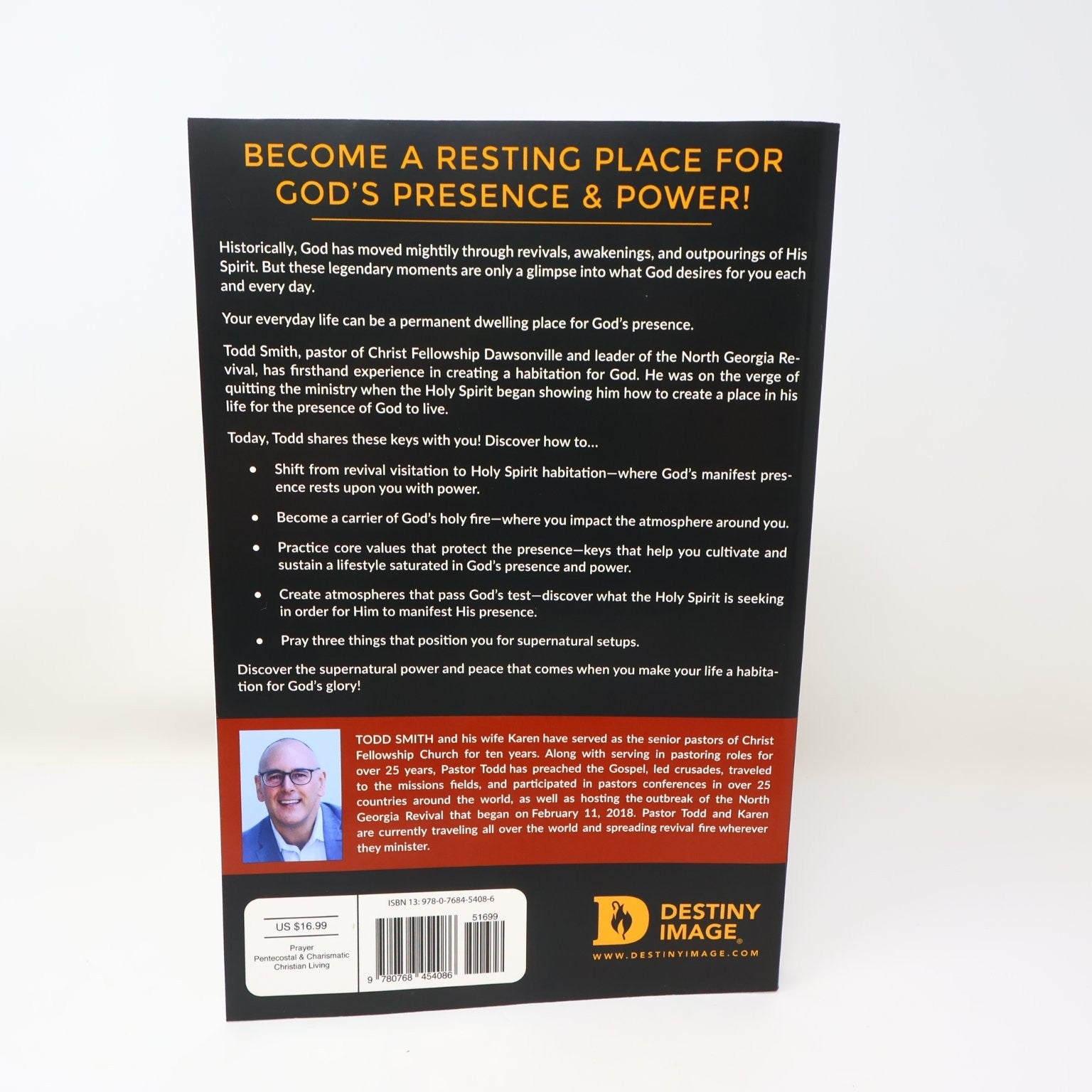 Creating a Habitation for God's Glory Todd Smith 2020 Destiny Holy Spirit PB