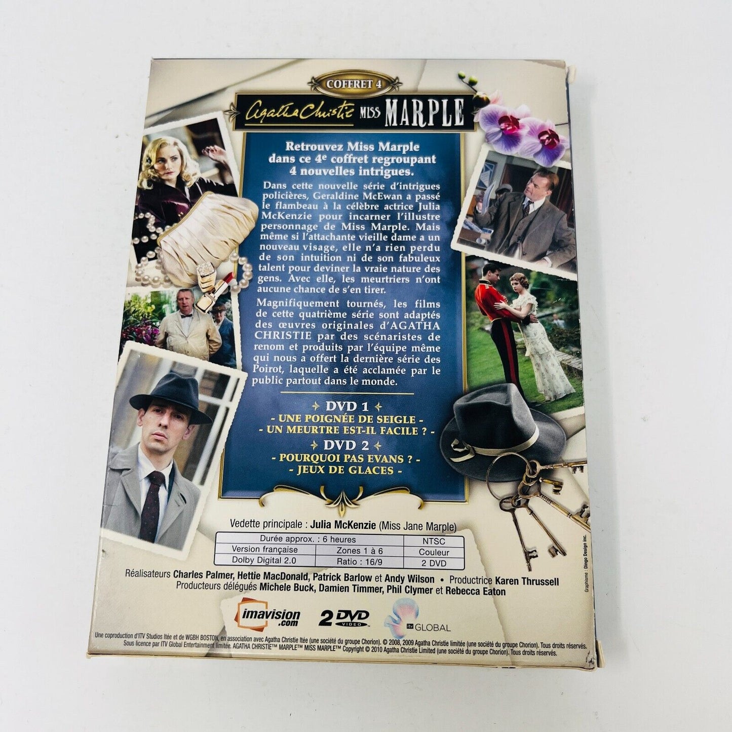 Agatha Christie Miss Marple Coffrets #2-3-4 DVD Français/French NTSC Lot Testés