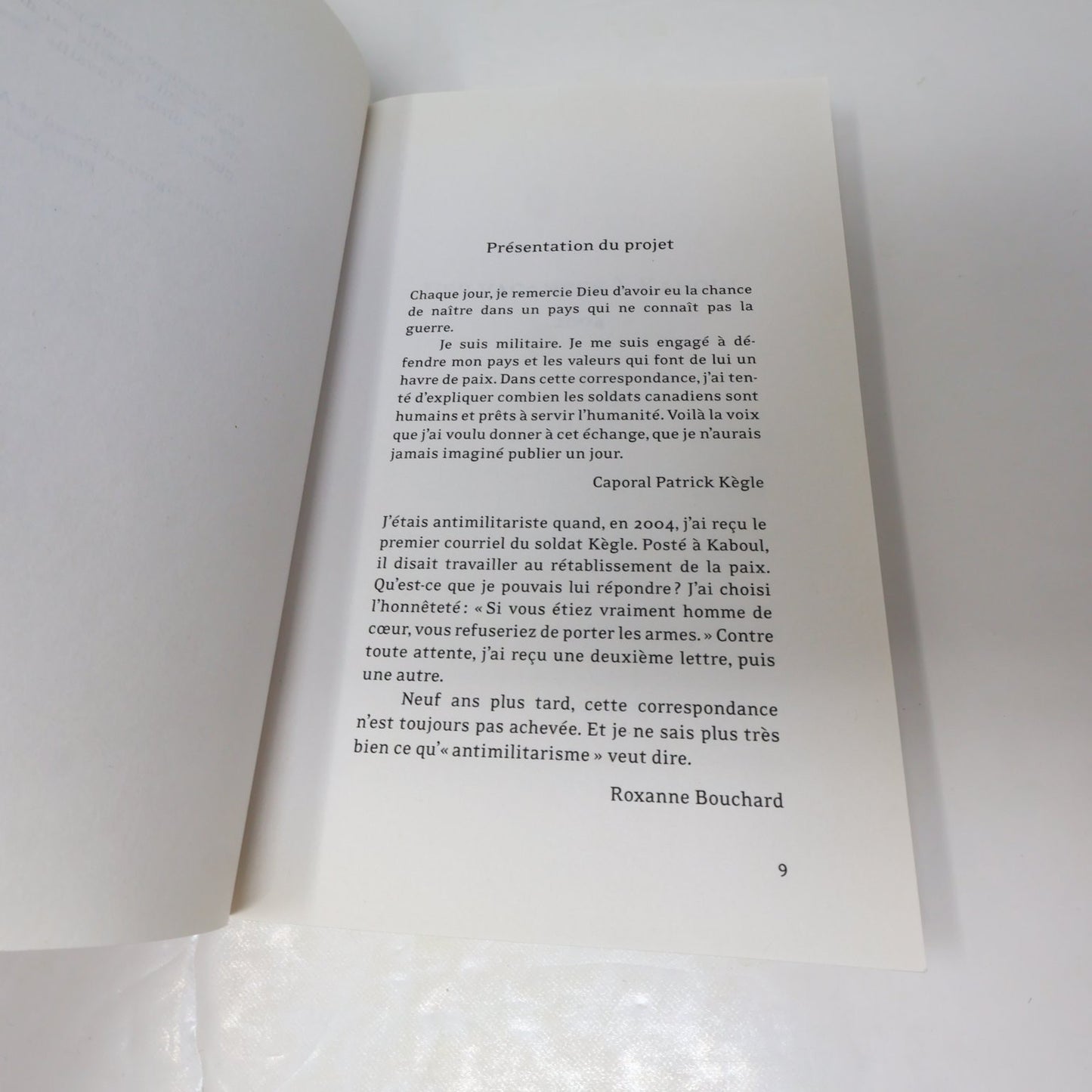 En Terrain Miné Roxanne Bouchard/Patrick Kègle Livre 2013 Correspondance VLB