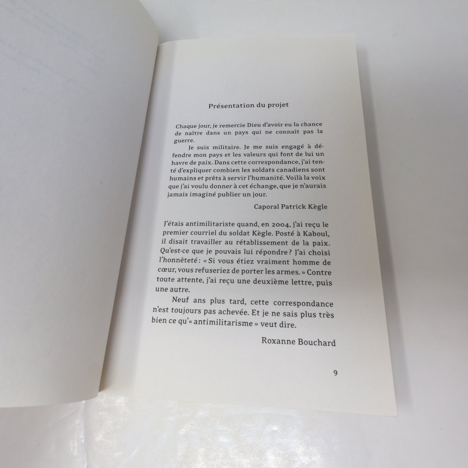 En Terrain Miné Roxanne Bouchard/Patrick Kègle Livre 2013 Correspondance VLB