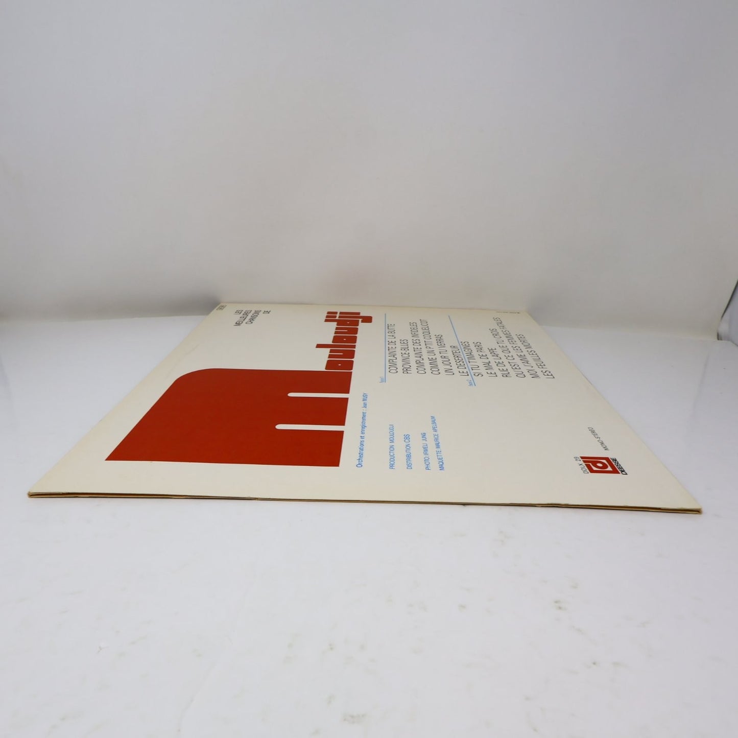 Mouloudji Les Meilleures Chansons 12" Record 1972 DDLX 29 Chanson 33RPM DDLX 29