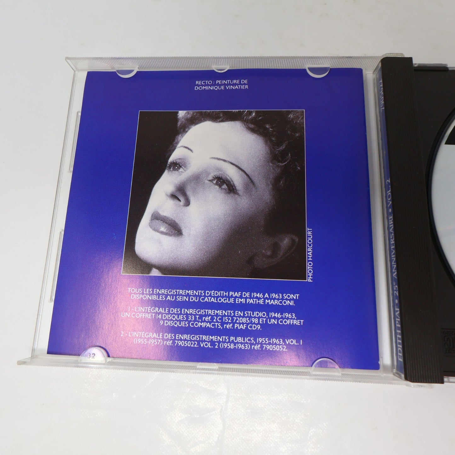 Édith Piaf 25e Anniversaire Volume #1-2 Série Complète Lot 2 CDs EMI Pop 1988