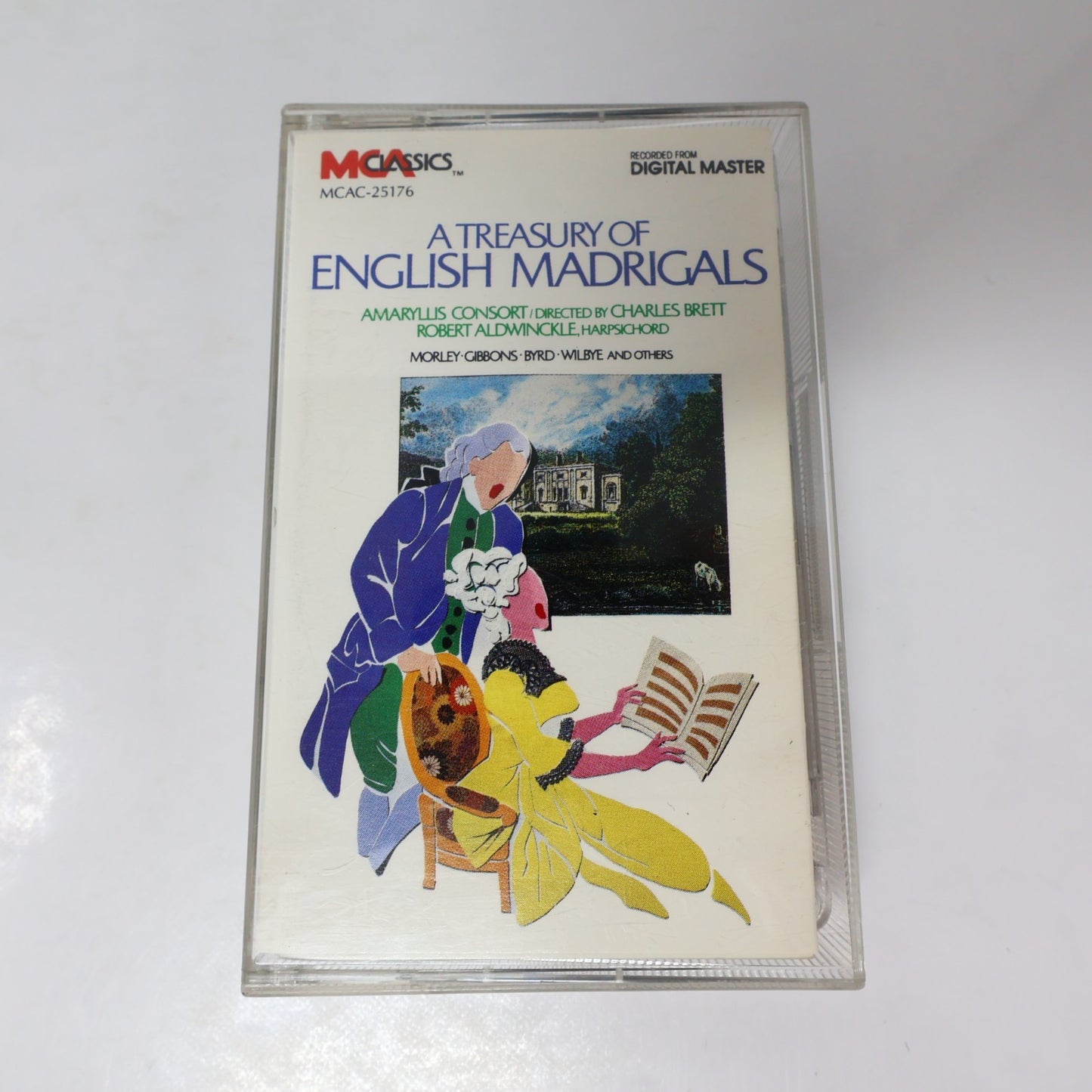 A Treasury Of English Madrigals Cassette Amaryllis Consort/Brett/Aldwinckle 1988