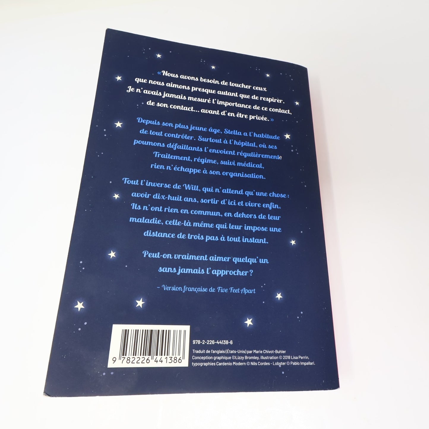 À Cinq Pieds de Toi Rachael Lippincott Albin Michel 2019 PB Français French Book