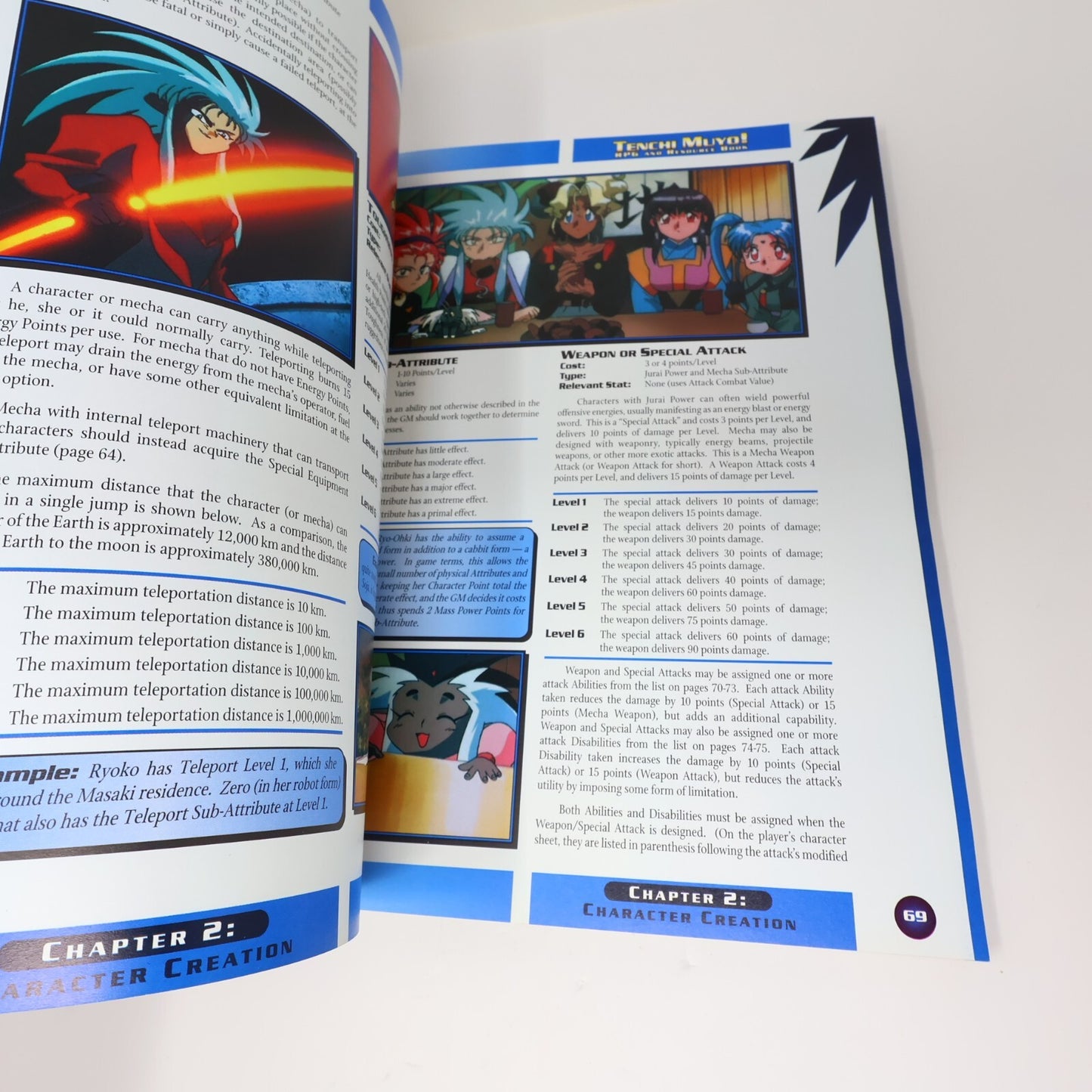 Tenchi Muyo! Role-Playing Game and Resource Book Guardians of Order 2000 Rpg PB