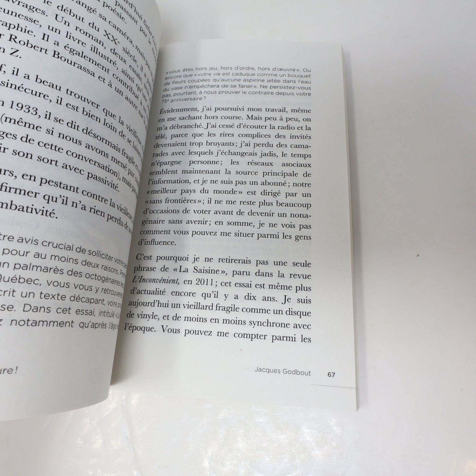 80, 90, 100 À L'Heure! Alexandre Sirois Livre 2021 La Presse Ainés Vieillir