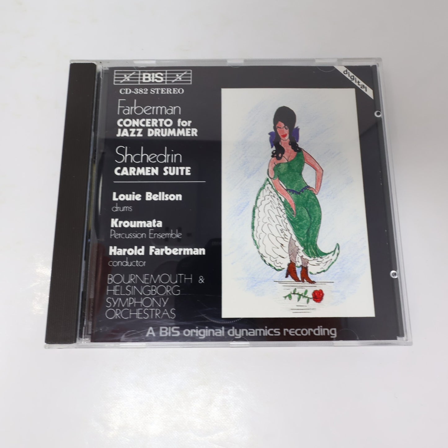 Harold Farberman CD Concerto For Jazz Drummer/Carmen Suite Bizet/Shchedrin BIS
